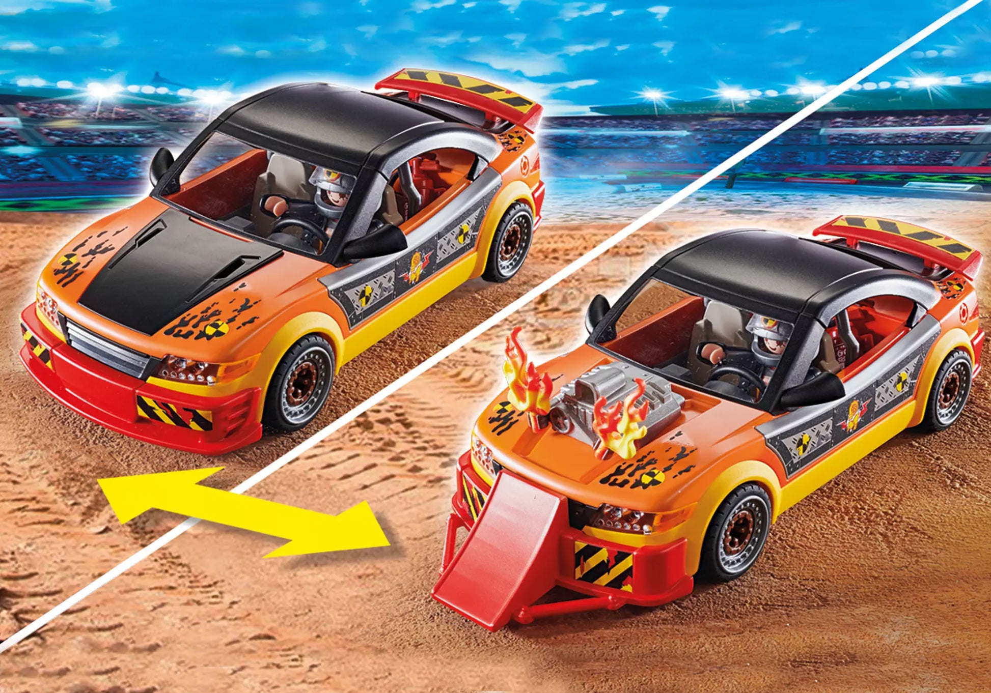 Playmobil 70551 Stunt Show Crashcar - plegobil