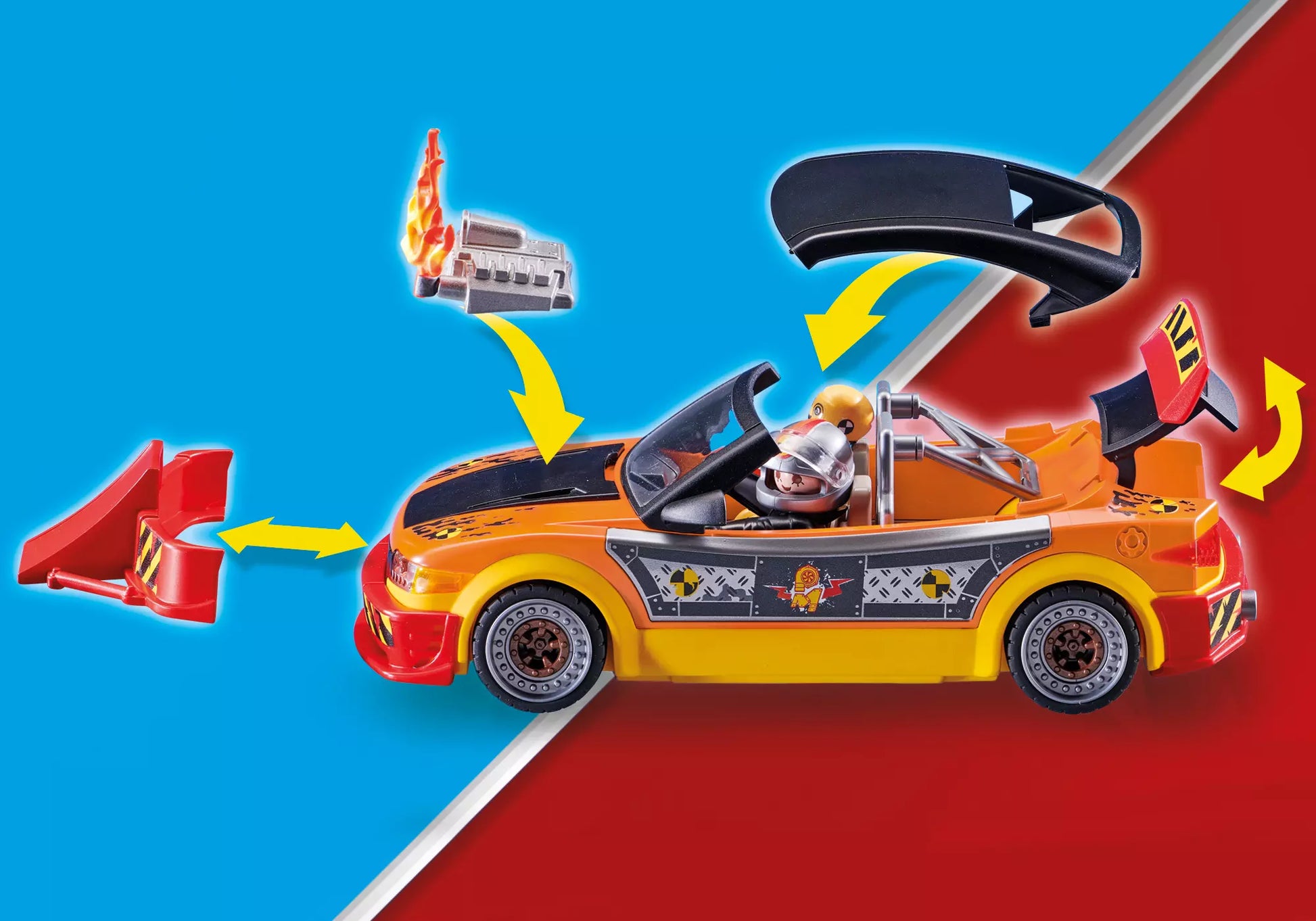 Playmobil 70551 Stunt Show Crashcar - plegobil