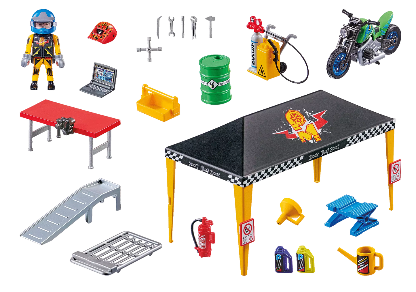 Playmobil 70552 Stunt Show Werkstattzelt - plegobil