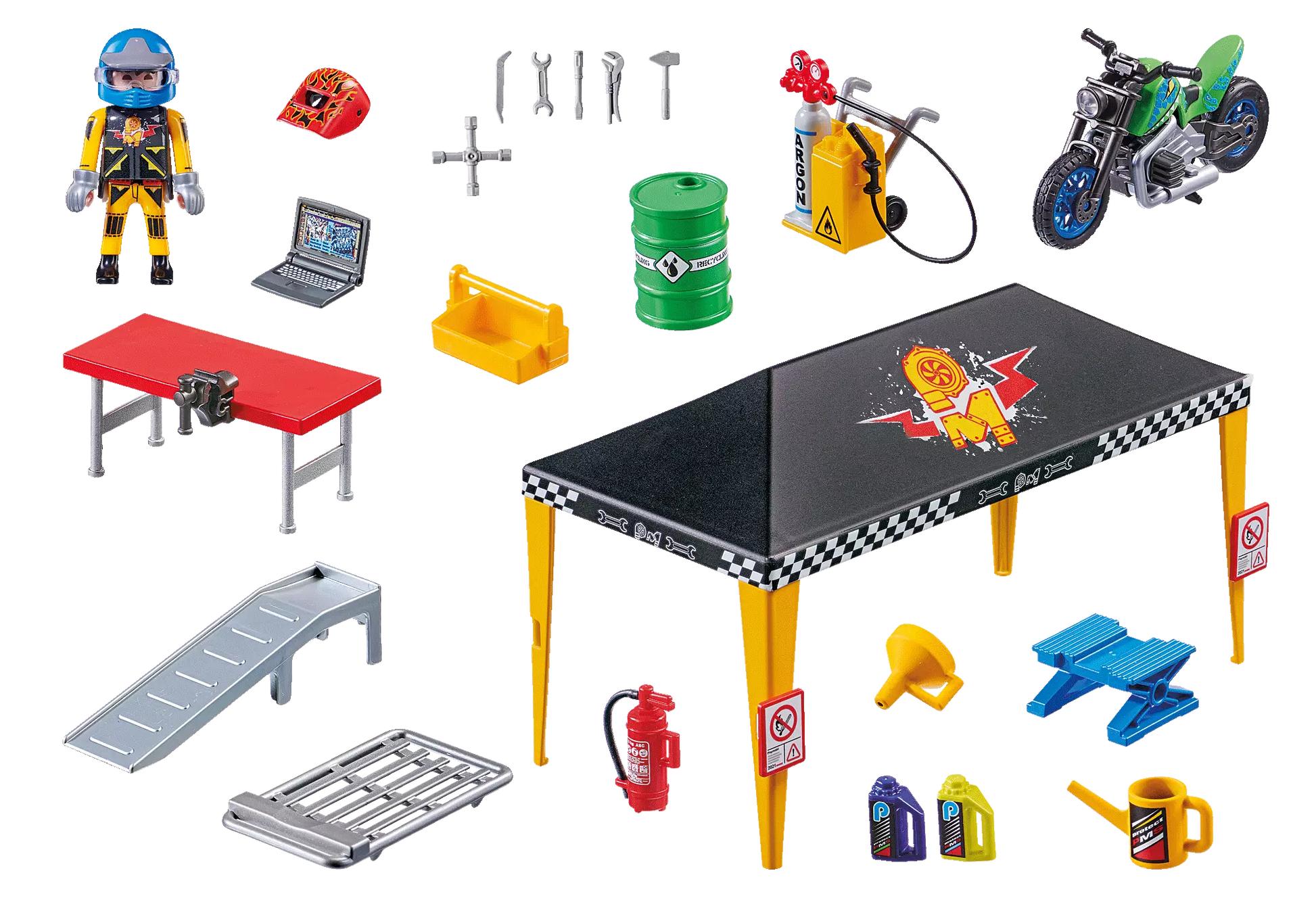 Playmobil 70552 Stunt Show Werkstattzelt - plegobil