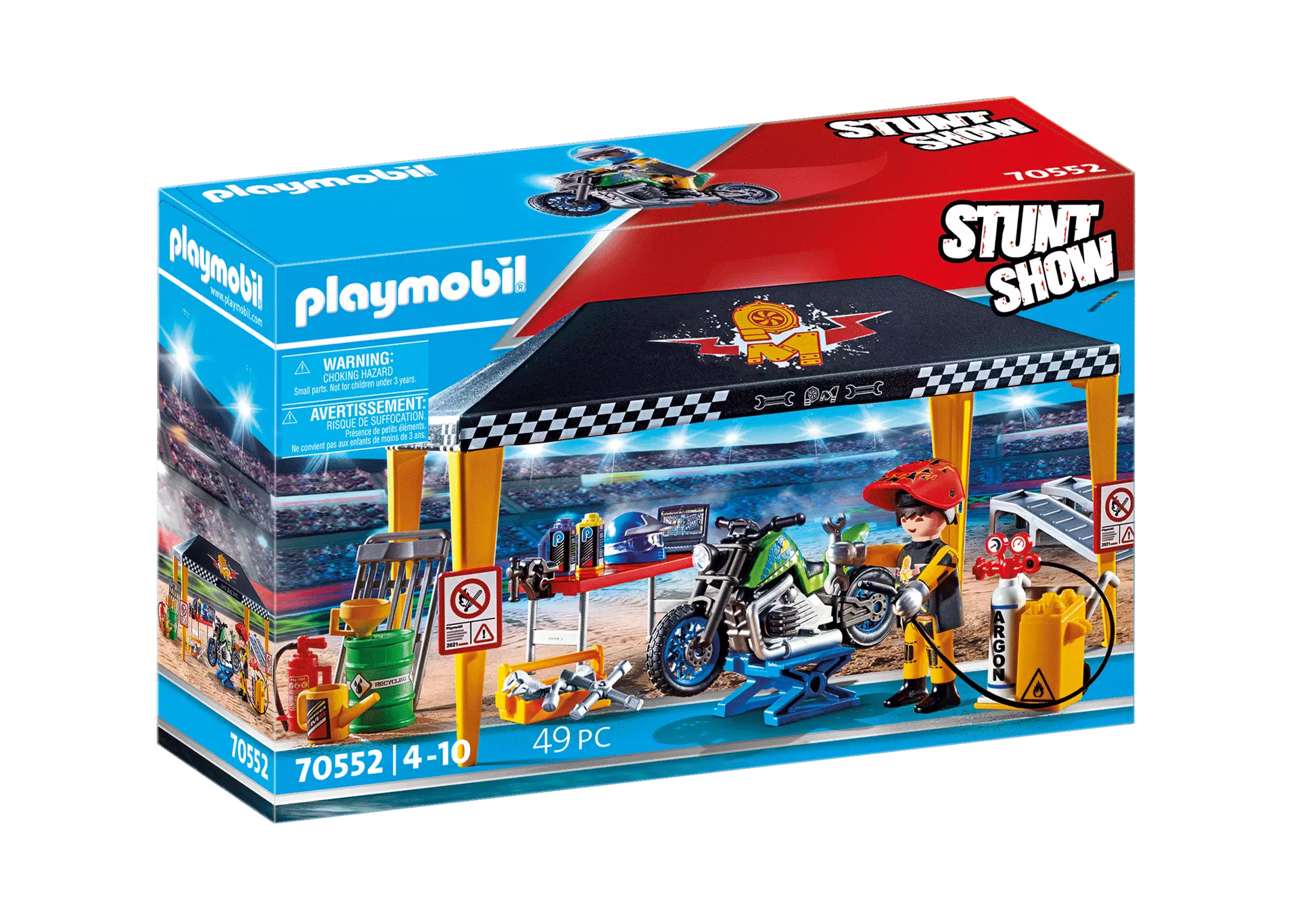 Playmobil 70552 Stunt Show Werkstattzelt - plegobil