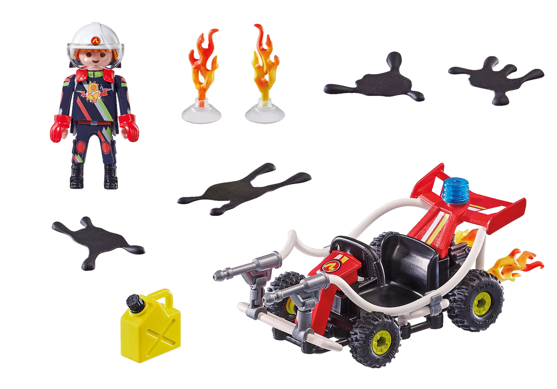 Playmobil 70554 Stunt Show Feuerwehrkart - plegobil