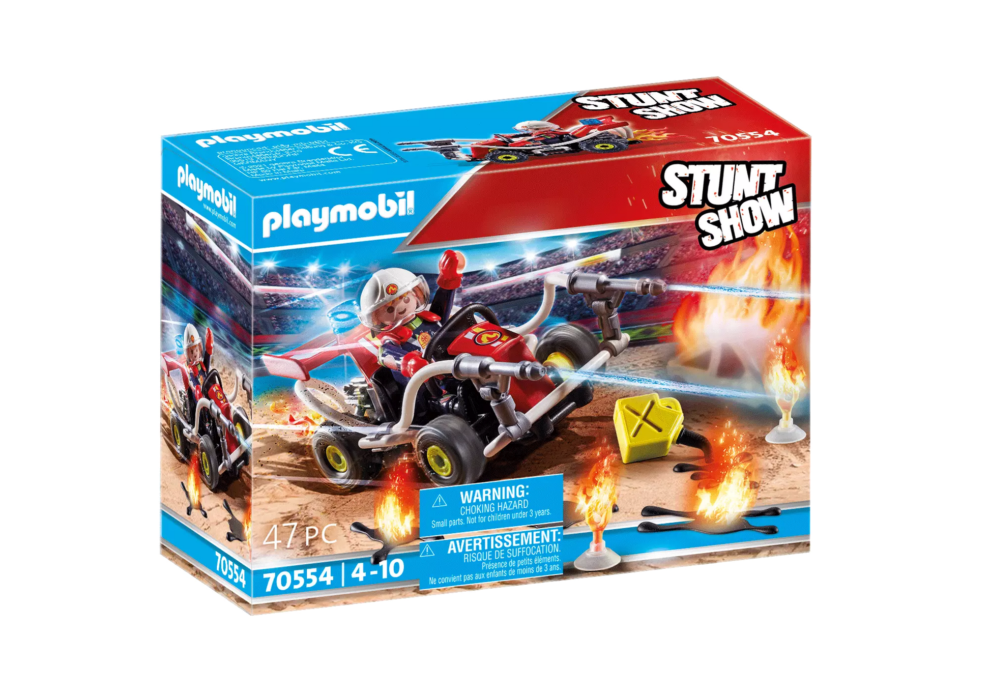 Playmobil 70554 Stunt Show Feuerwehrkart - plegobil