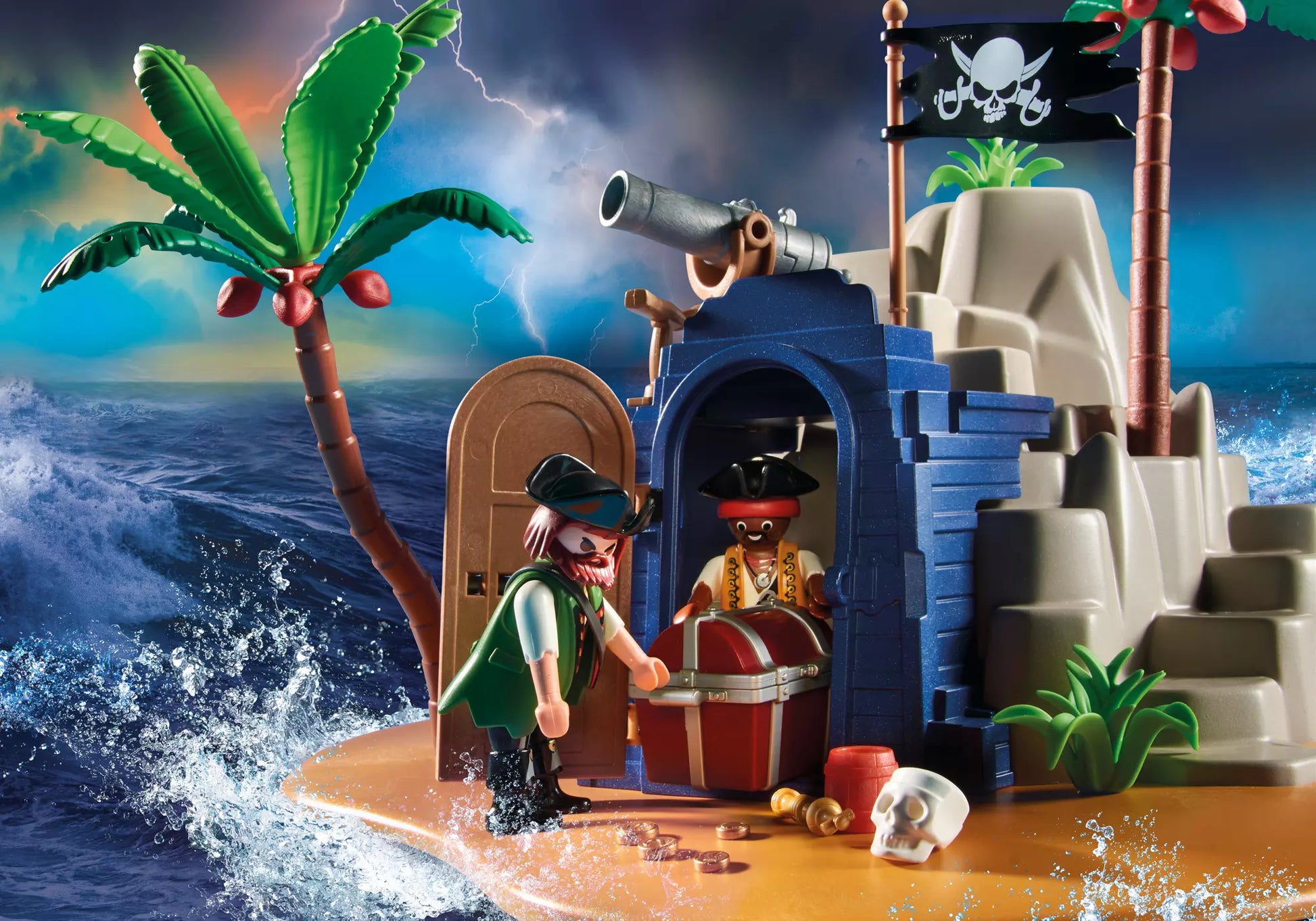 Playmobil 70556 Dinos Pirateninsel mit Schatzversteck - plegobil