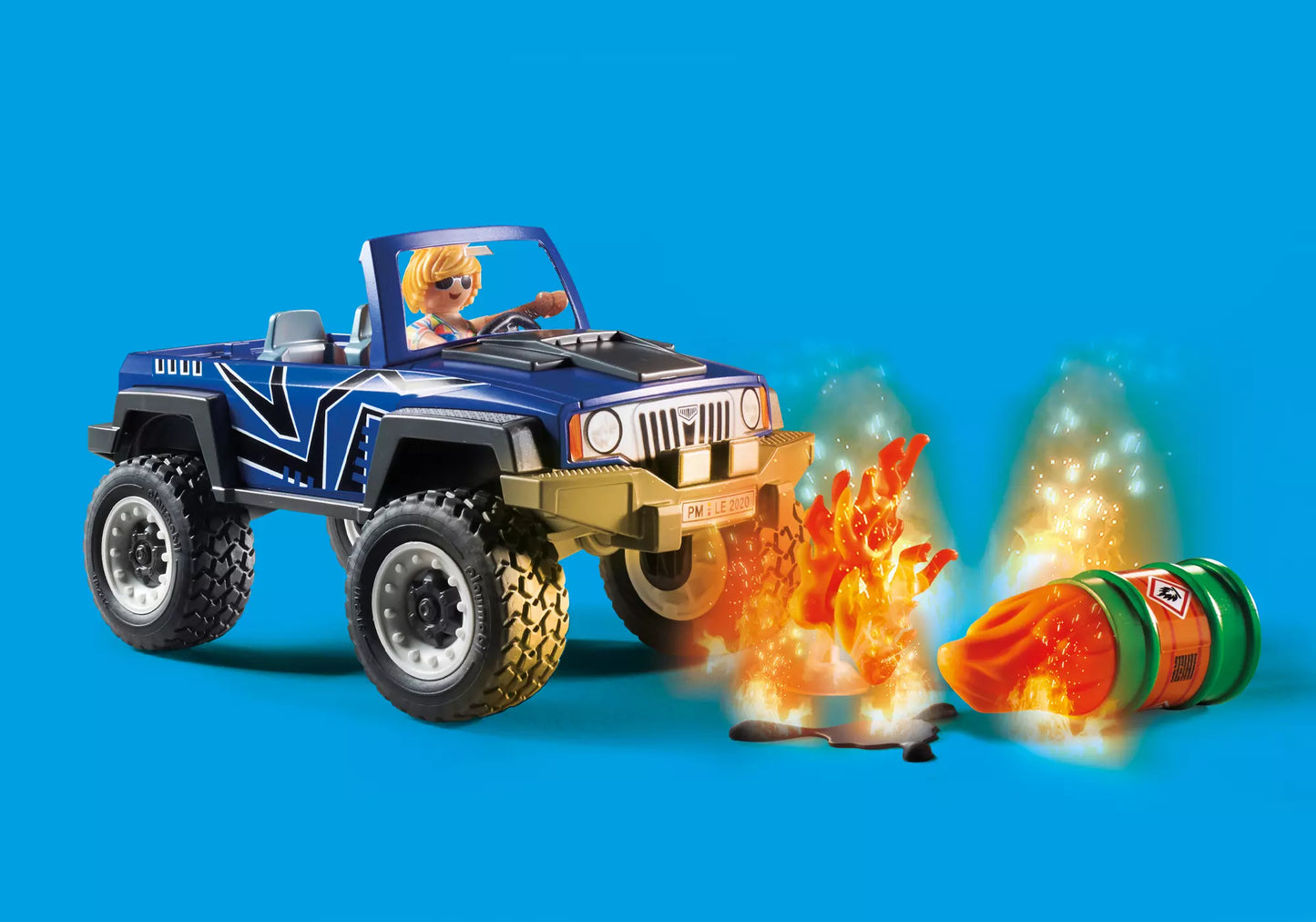 Playmobil 70557 City Action Promo Pack Feuerwehreinsatz mit Löschfahrzeug - plegobil