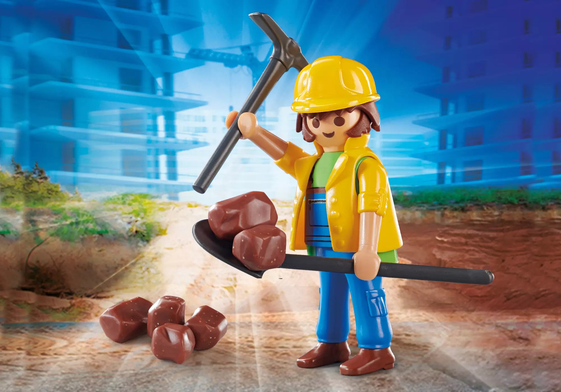 Playmobil 70560 Playmo-Friends Bauarbeiter - plegobil