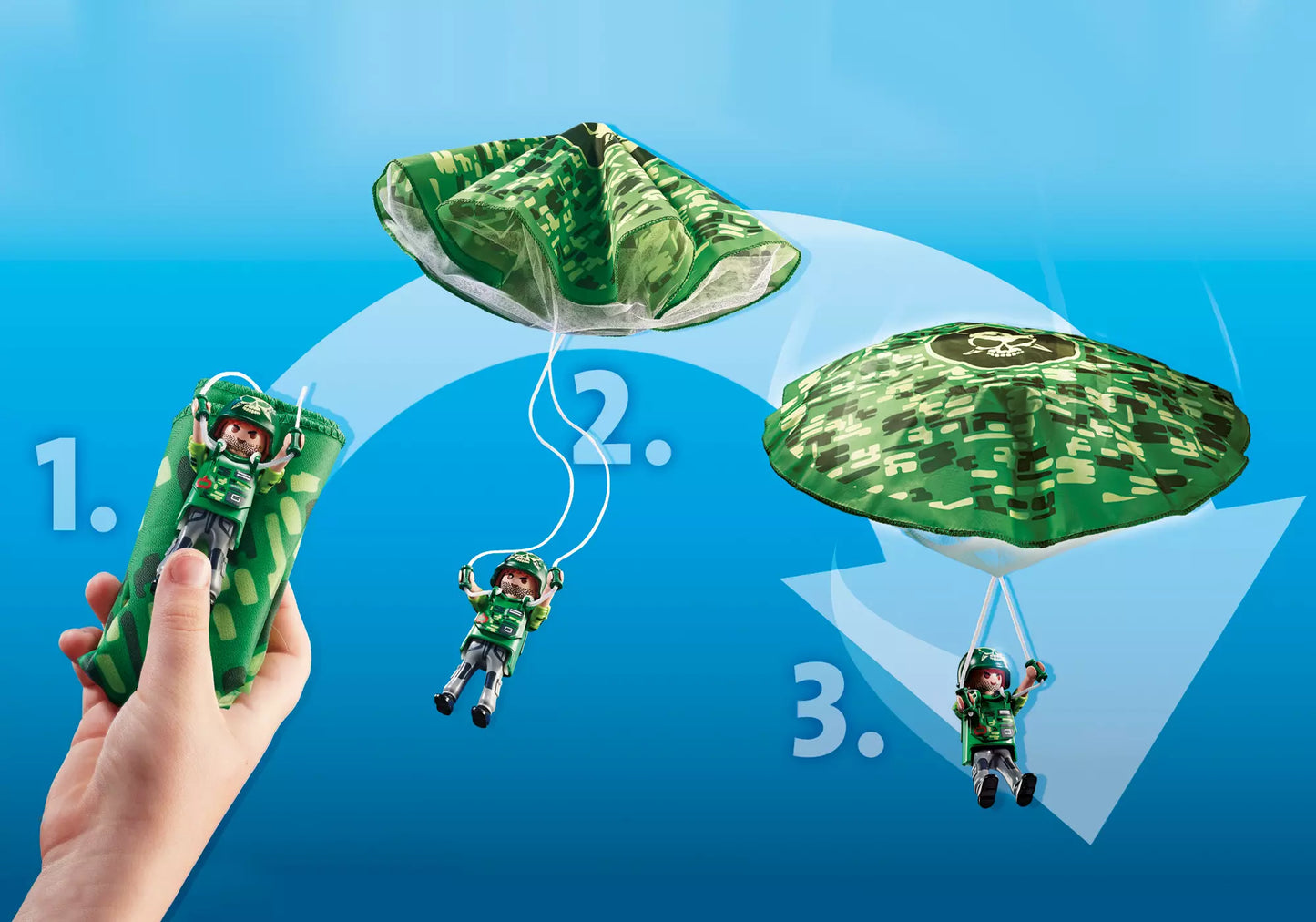 Playmobil 70569 City Action Polizei-Hubschrauber: Fallschirm-Verfolgung - plegobil
