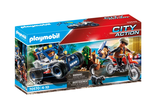 Playmobil 70570 City Action Polizei-Geländewagen: Verfolgung des Schatzräubers - plegobil