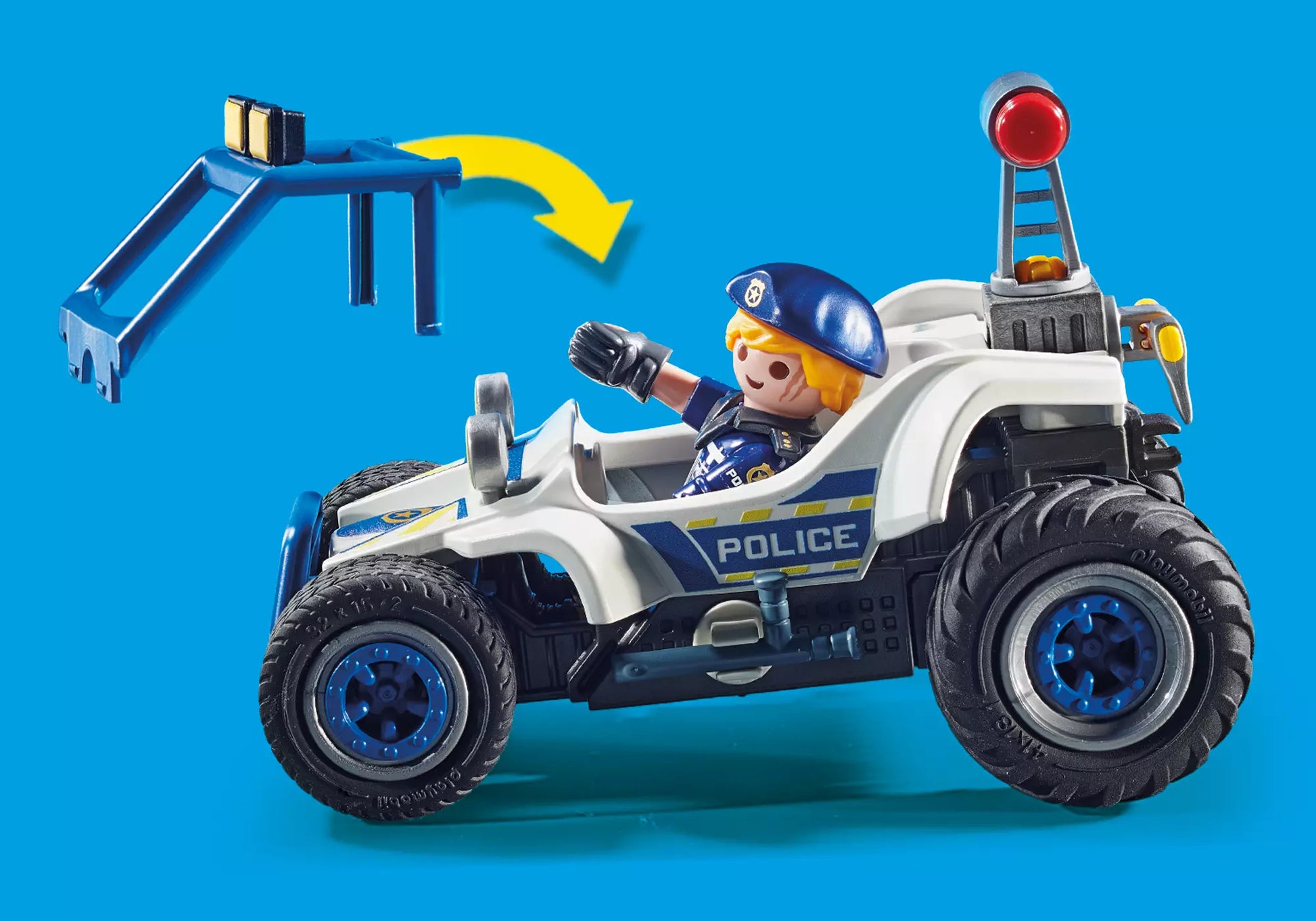 Playmobil 70570 City Action Polizei-Geländewagen: Verfolgung des Schatzräubers - plegobil