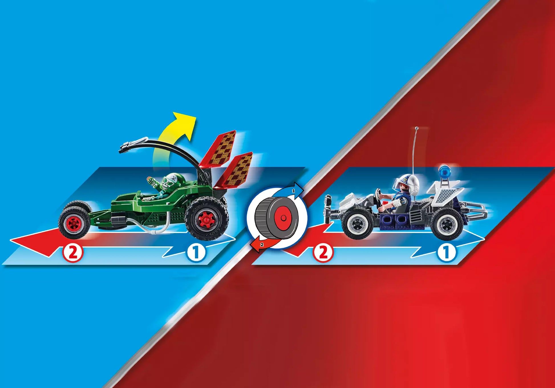 Playmobil 70577 City Action Polizei-Kart: Verfolgung des Tresorräubers - plegobil