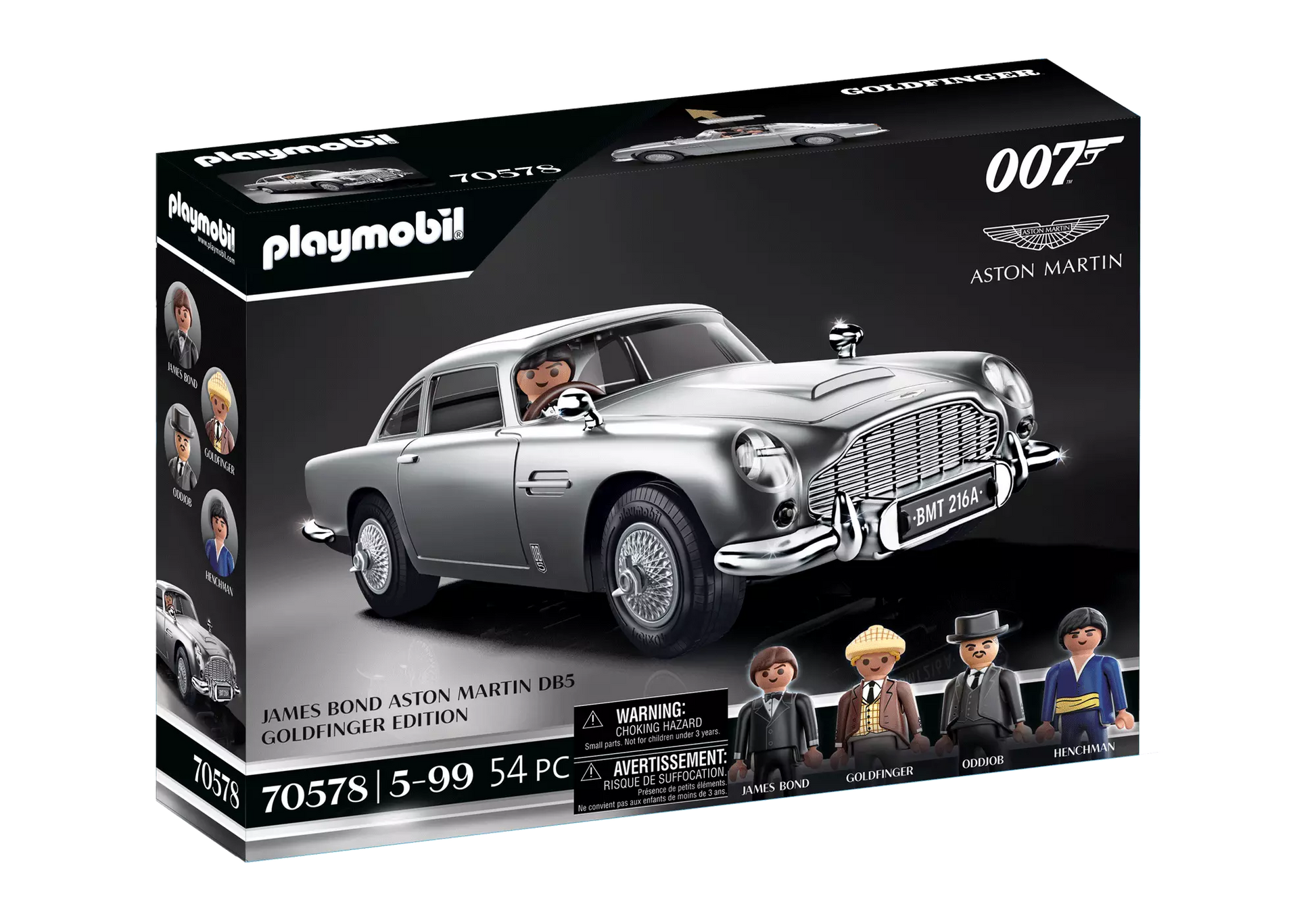 Playmobil 70578 007 James Bond Aston Martin DB5 - Goldfinger Edition - plegobil