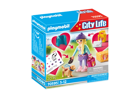 Playmobil 70595 City Life Fashion Girl mit Hund - plegobil