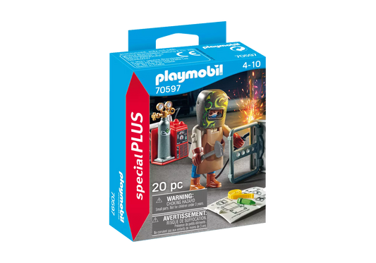 Playmobil 70597 Special Plus Schweißer mit Ausrüstung - plegobil