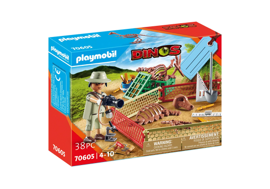 Playmobil 70605 Dinos Geschenkset Paläontologe - plegobil
