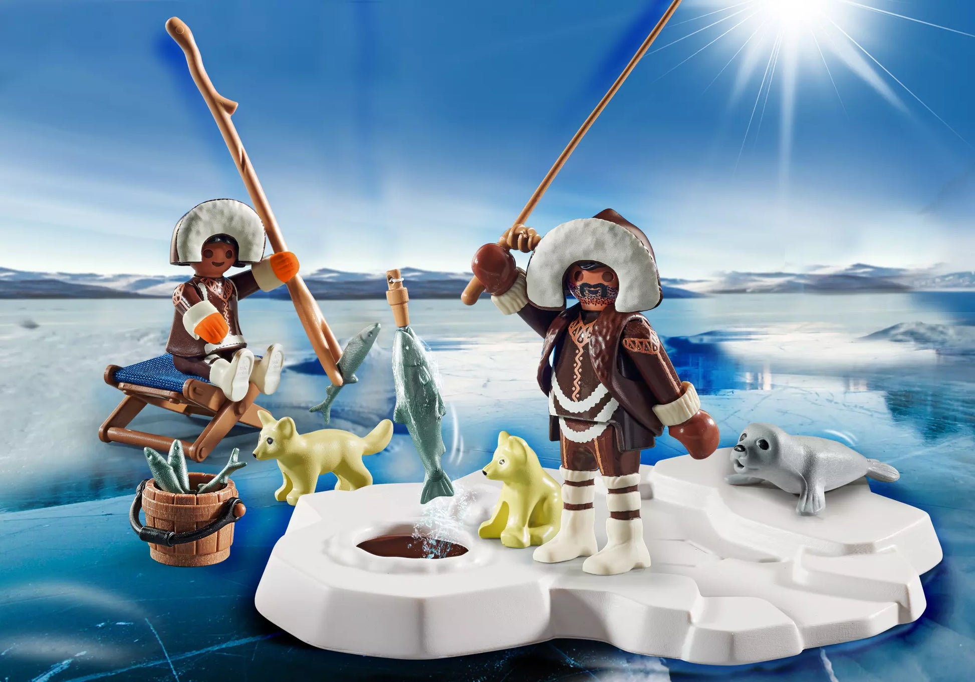 Playmobil 70606 Family Fun Geschenkset Eisangler - plegobil