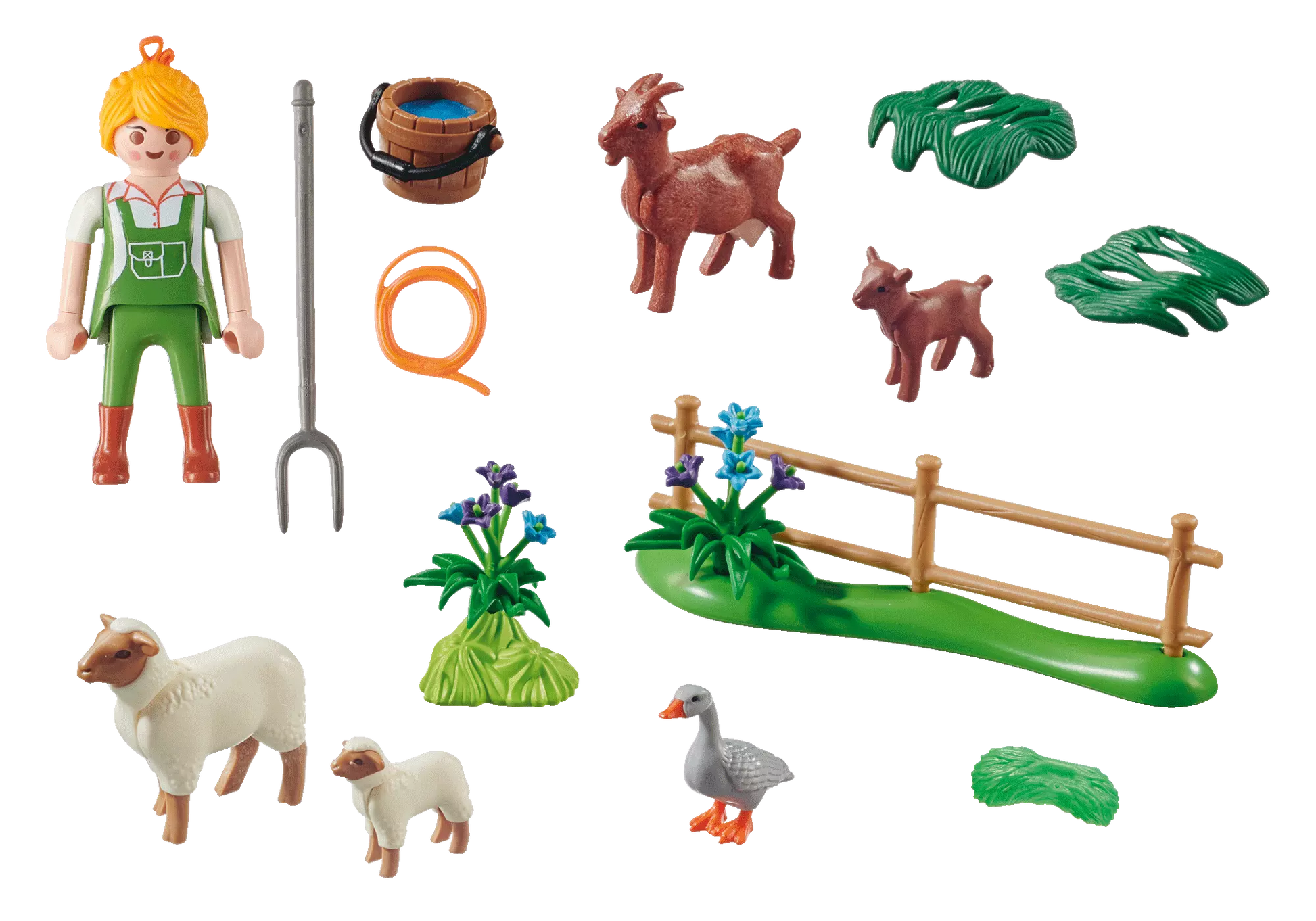 Playmobil 70608 Country Geschenkset Bäuerin mit Weidetieren - plegobil