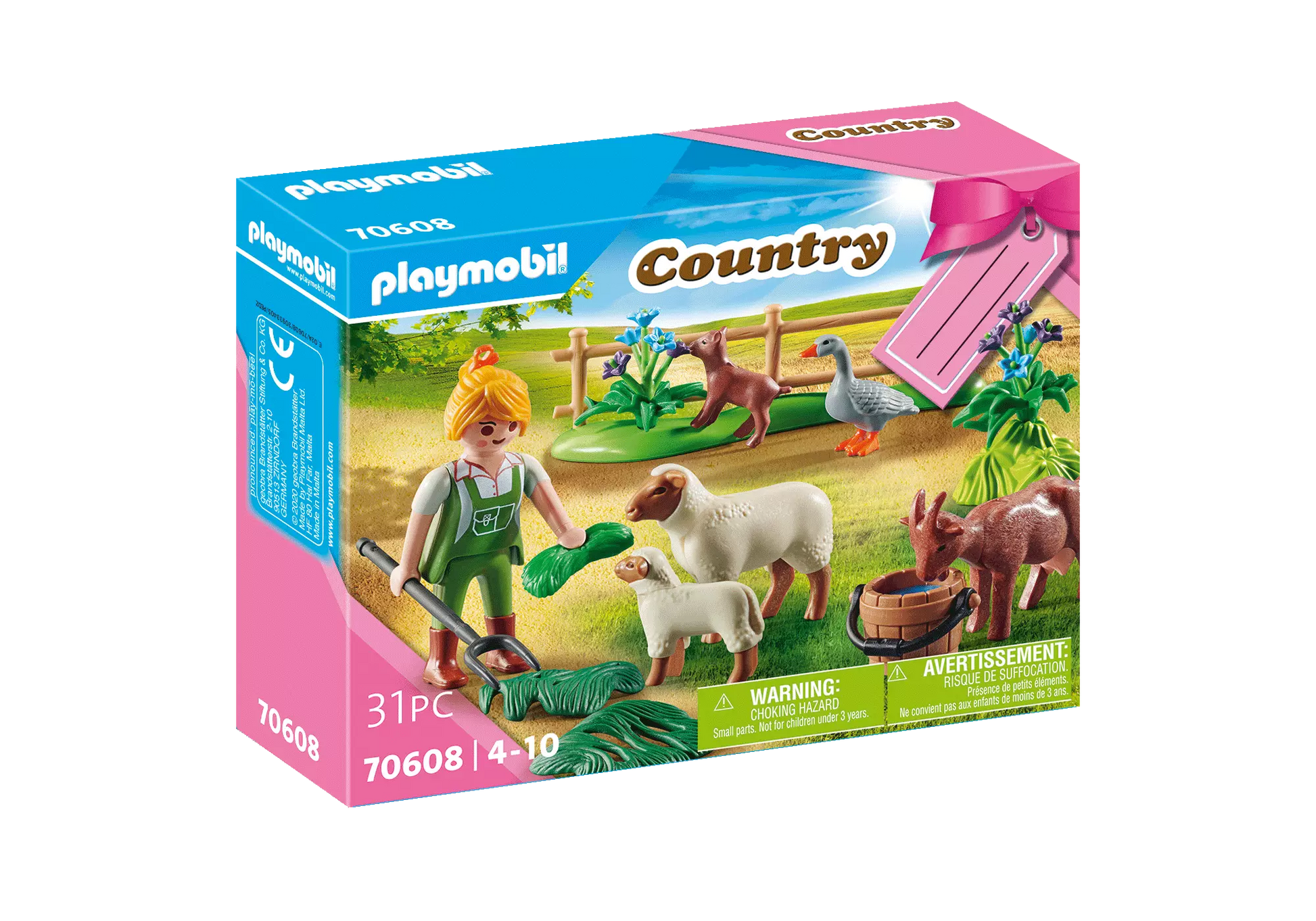 Playmobil 70608 Country Geschenkset Bäuerin mit Weidetieren - plegobil