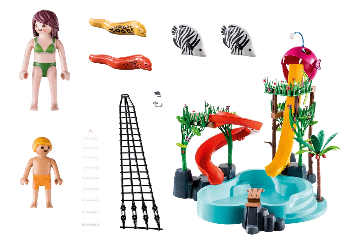 Playmobil 70609 Family Fun Aqua Park mit Rutschen - plegobil