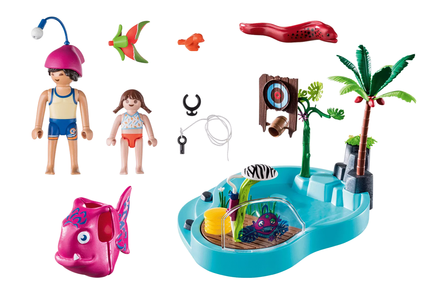 Playmobil 70610 Family Fun Spaßbecken mit Wasserspritze - plegobil