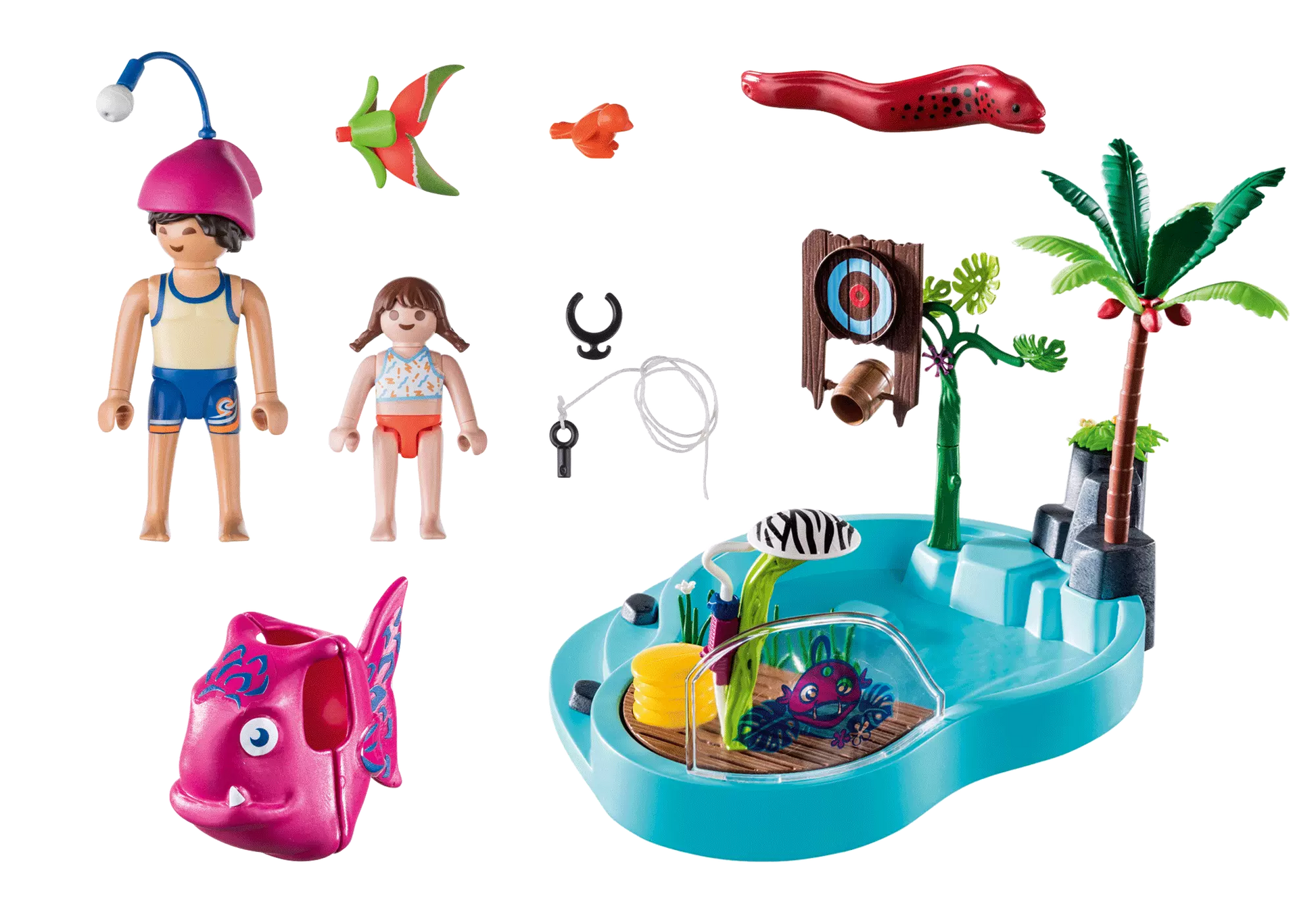 Playmobil 70610 Family Fun Spaßbecken mit Wasserspritze - plegobil
