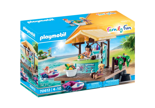 Playmobil 70612 Family Fun Paddelboot-Verleih mit Saftbar - plegobil