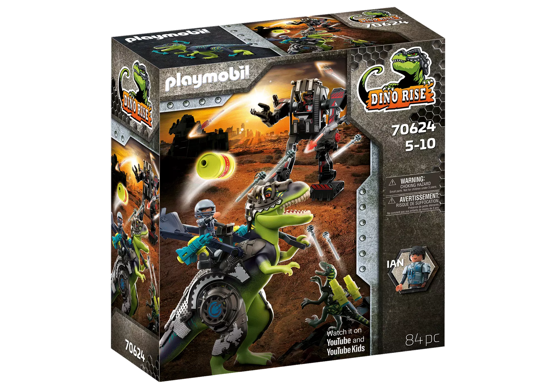 Playmobil 70624 Dino Rise T-Rex: Gefecht der Giganten - plegobil