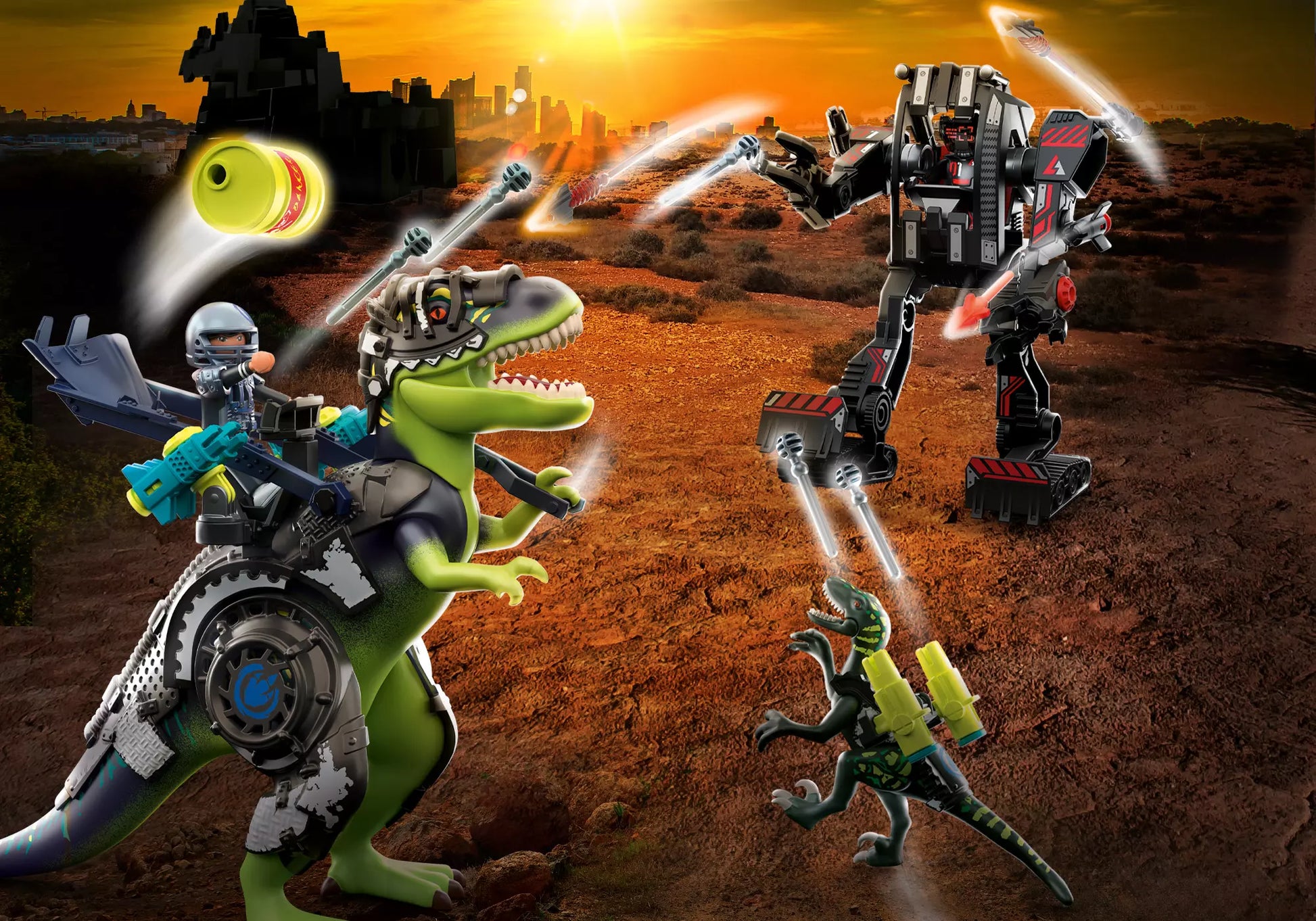Playmobil 70624 Dino Rise T-Rex: Gefecht der Giganten - plegobil