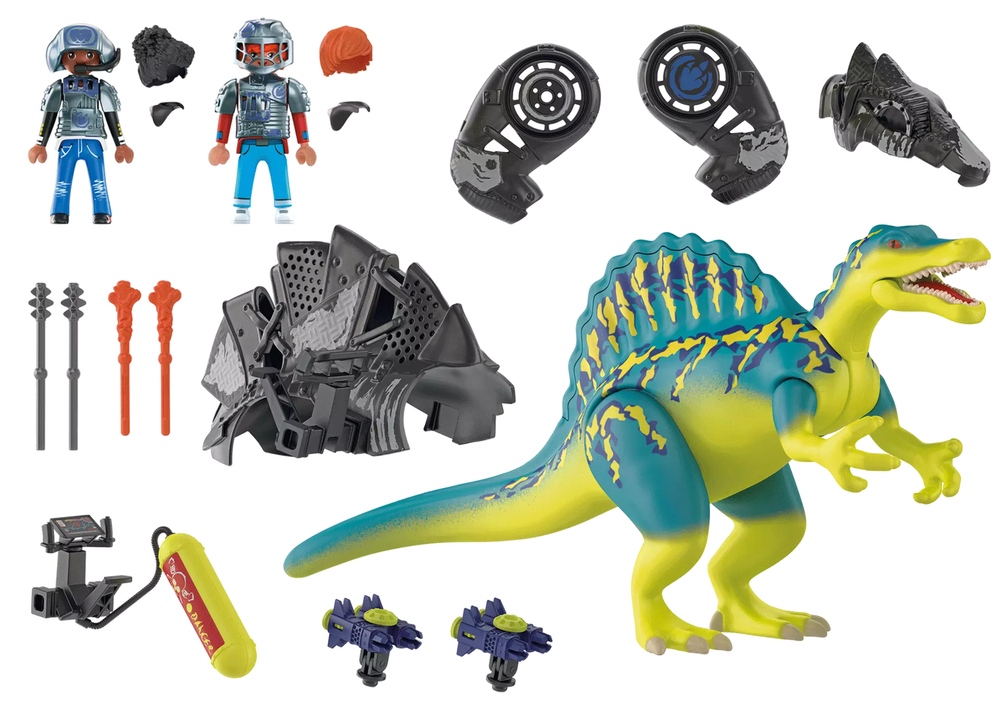 Playmobil 70625 Dino Rise Spinosaurus: Doppelte Verteidigungs-Power - plegobil