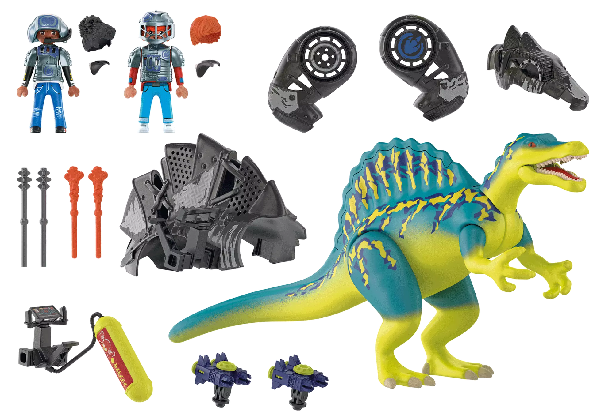 Playmobil 70625 Dino Rise Spinosaurus: Doppelte Verteidigungs-Power - plegobil