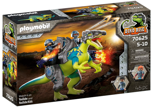 Playmobil 70625 Dino Rise Spinosaurus: Doppelte Verteidigungs-Power - plegobil