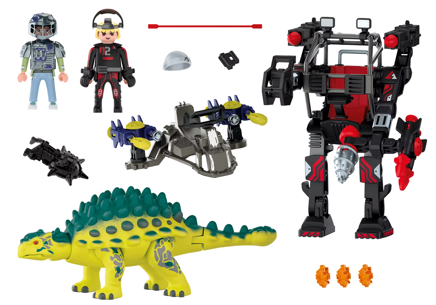 Playmobil 70626 Dino Rise Saichania: Abwehr des Kampfläufers - plegobil
