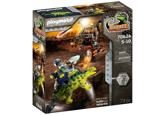 Playmobil 70626 Dino Rise Saichania: Abwehr des Kampfläufers - plegobil