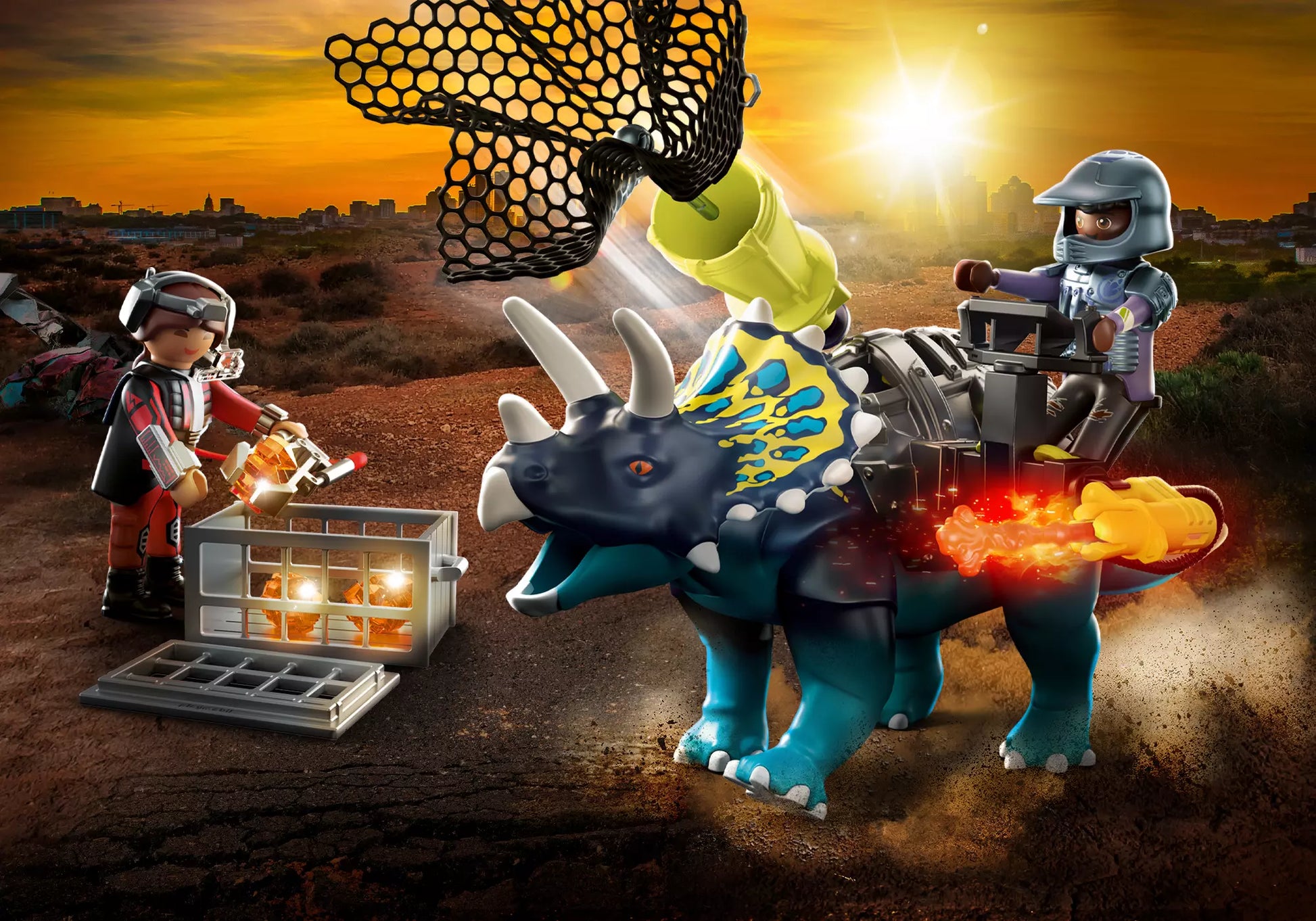 Playmobil 70627 Dino Rise Triceratops: Randale um die legendären Steine - plegobil