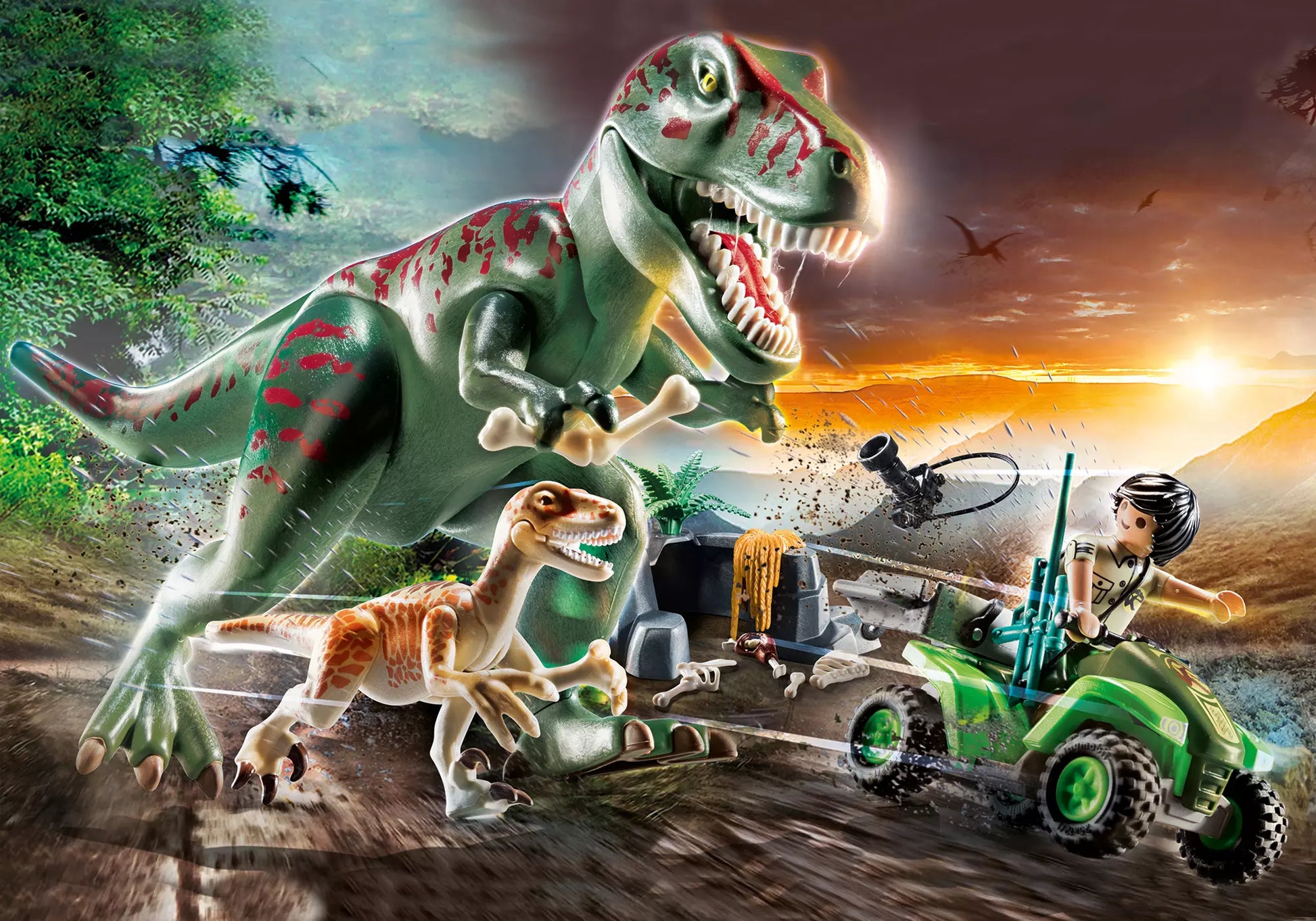 Playmobil 70632 Dinos Promo Pack T-Rex Angriff - plegobil