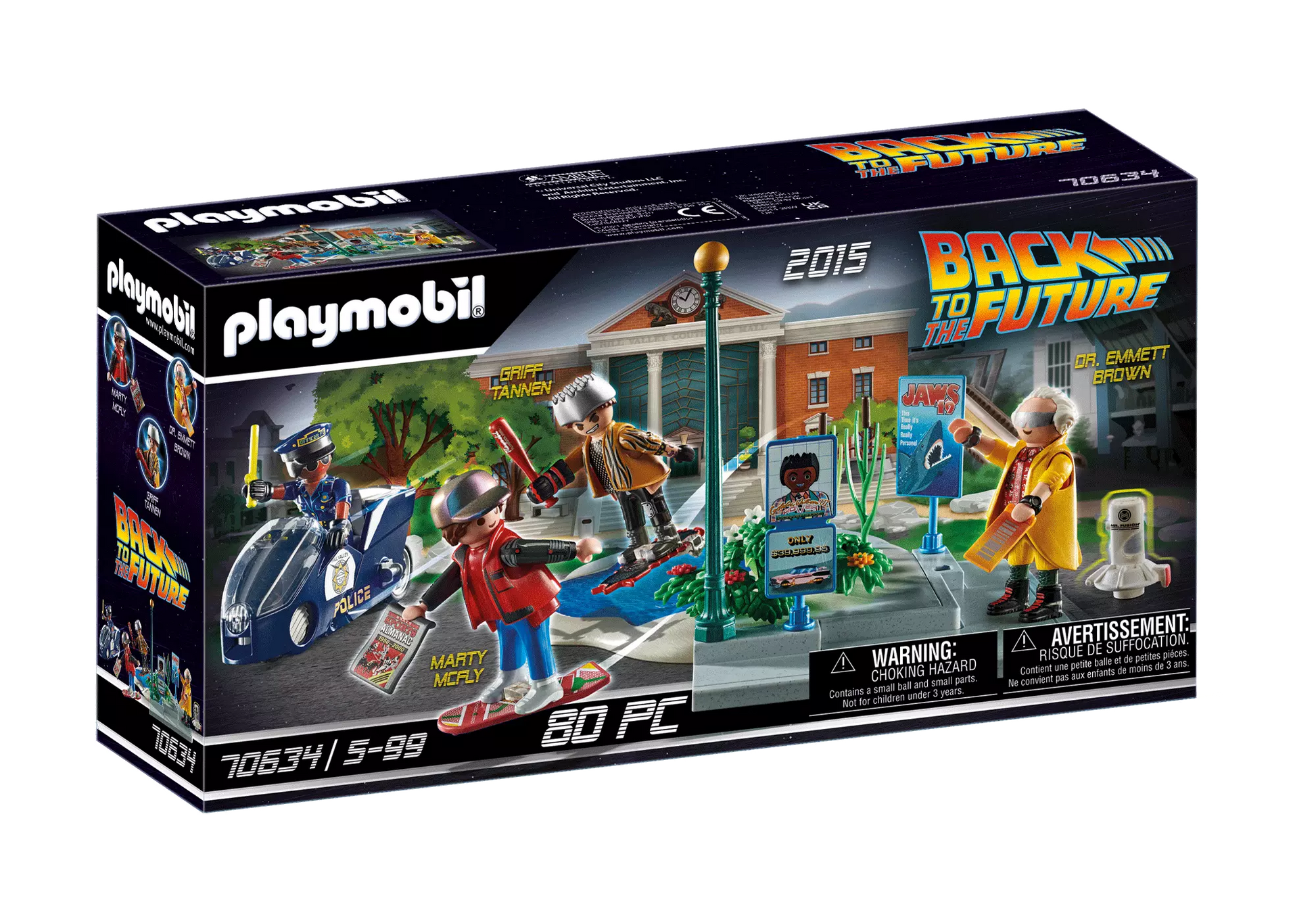 Playmobil 70634 Back to the Future Part II Verfolgung mit Hoverboard - plegobil