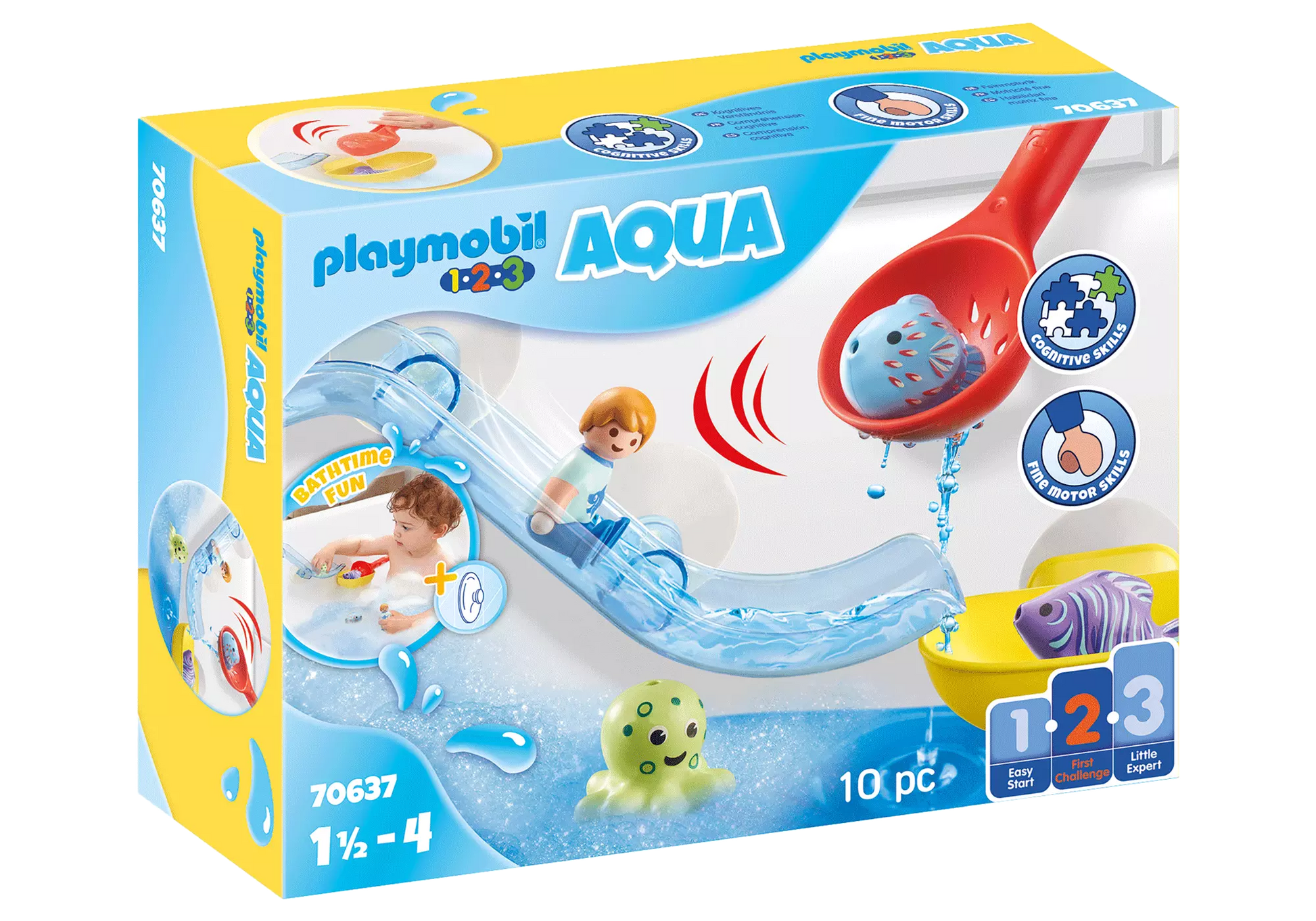 Playmobil 70637 1-2-3 Aqua Fangspaß mit Meerestierchen - plegobil