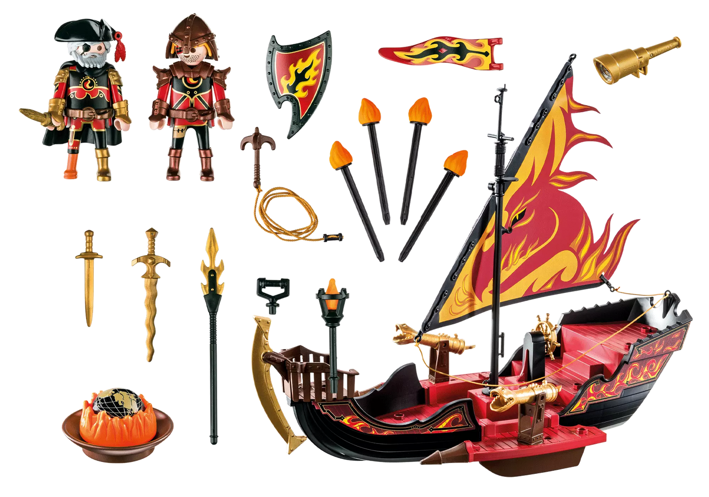 Playmobil 70641 Novelmore Burnham Raiders Feuerschiff - plegobil