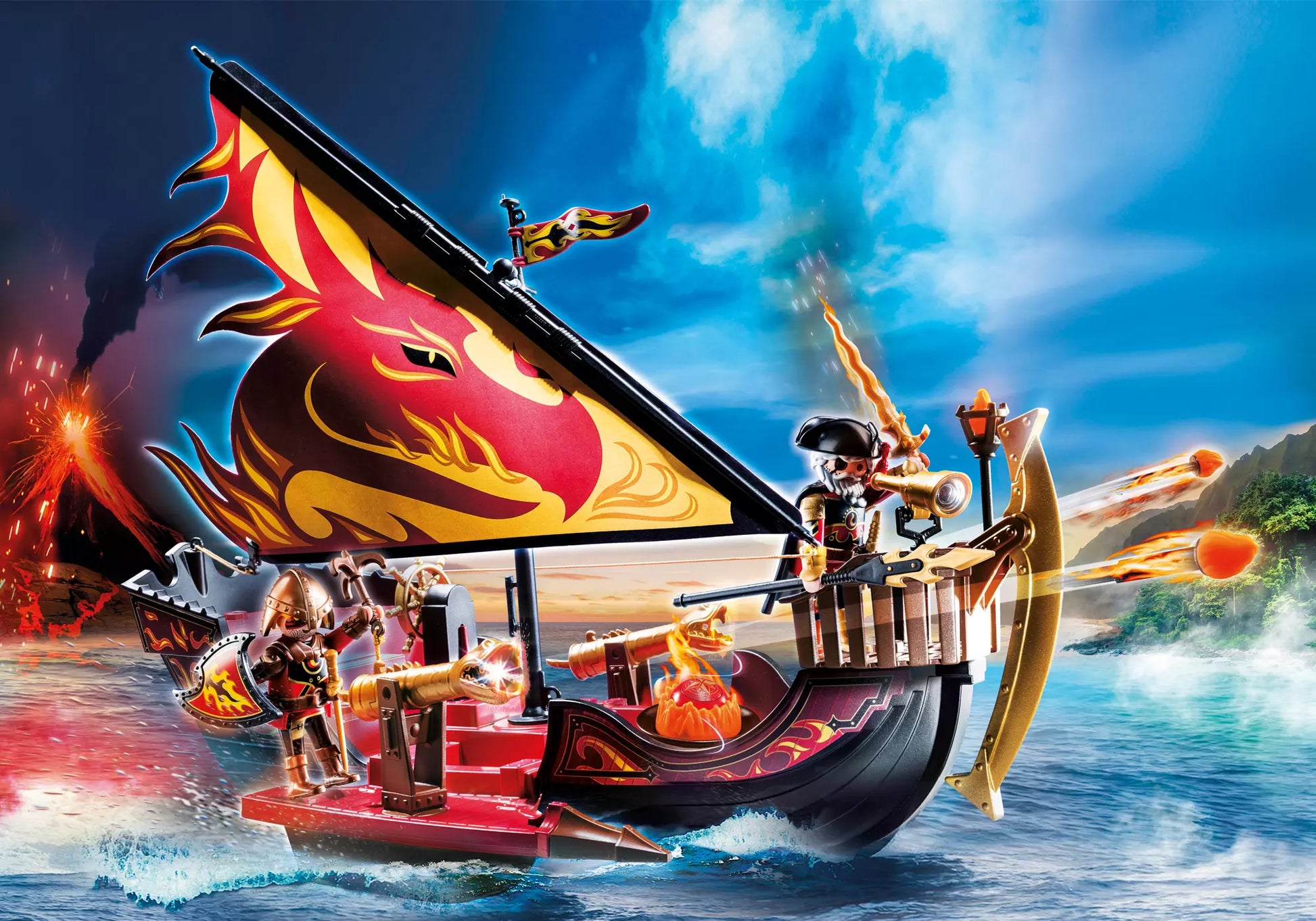 Playmobil 70641 Novelmore Burnham Raiders Feuerschiff - plegobil