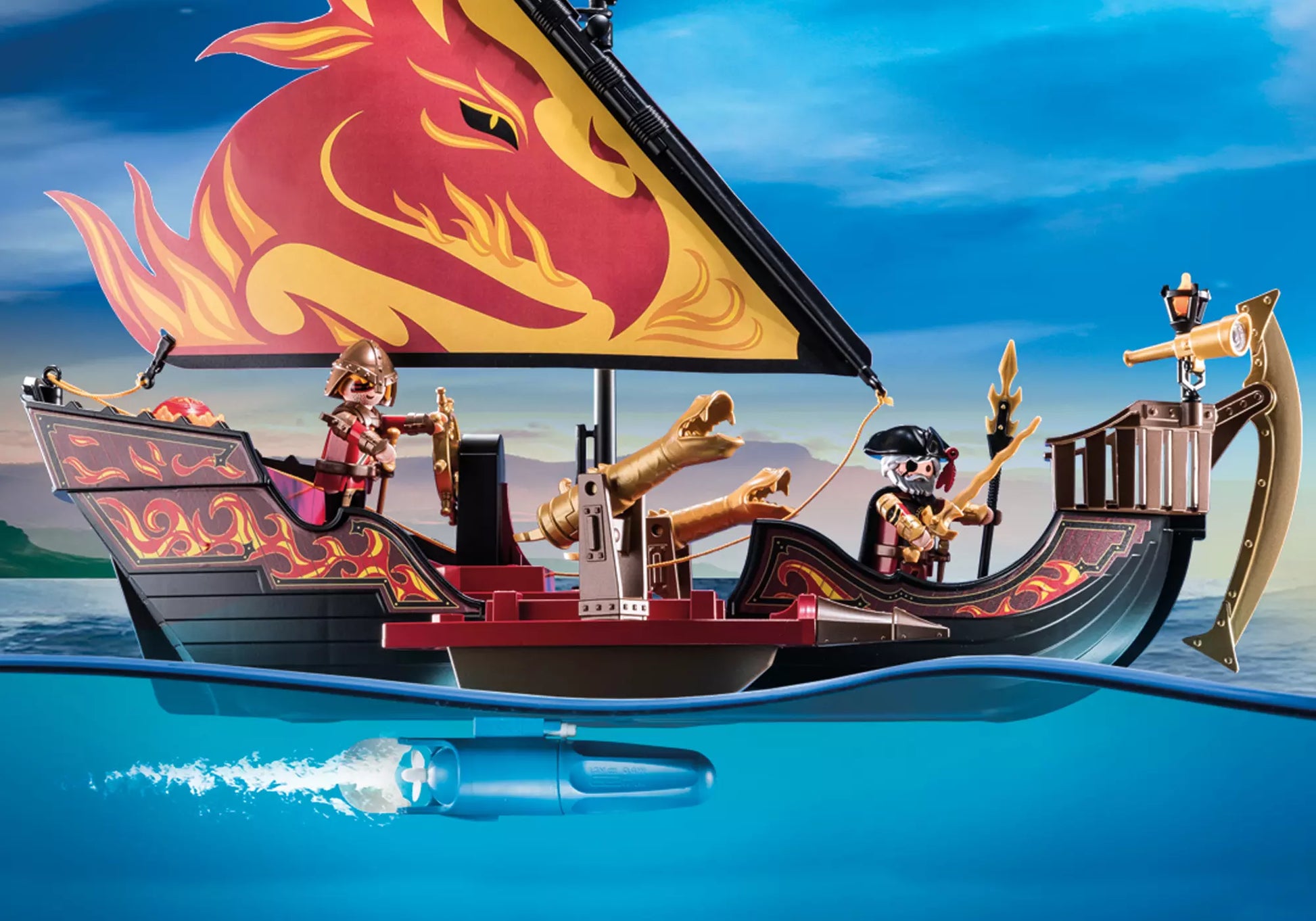 Playmobil 70641 Novelmore Burnham Raiders Feuerschiff - plegobil