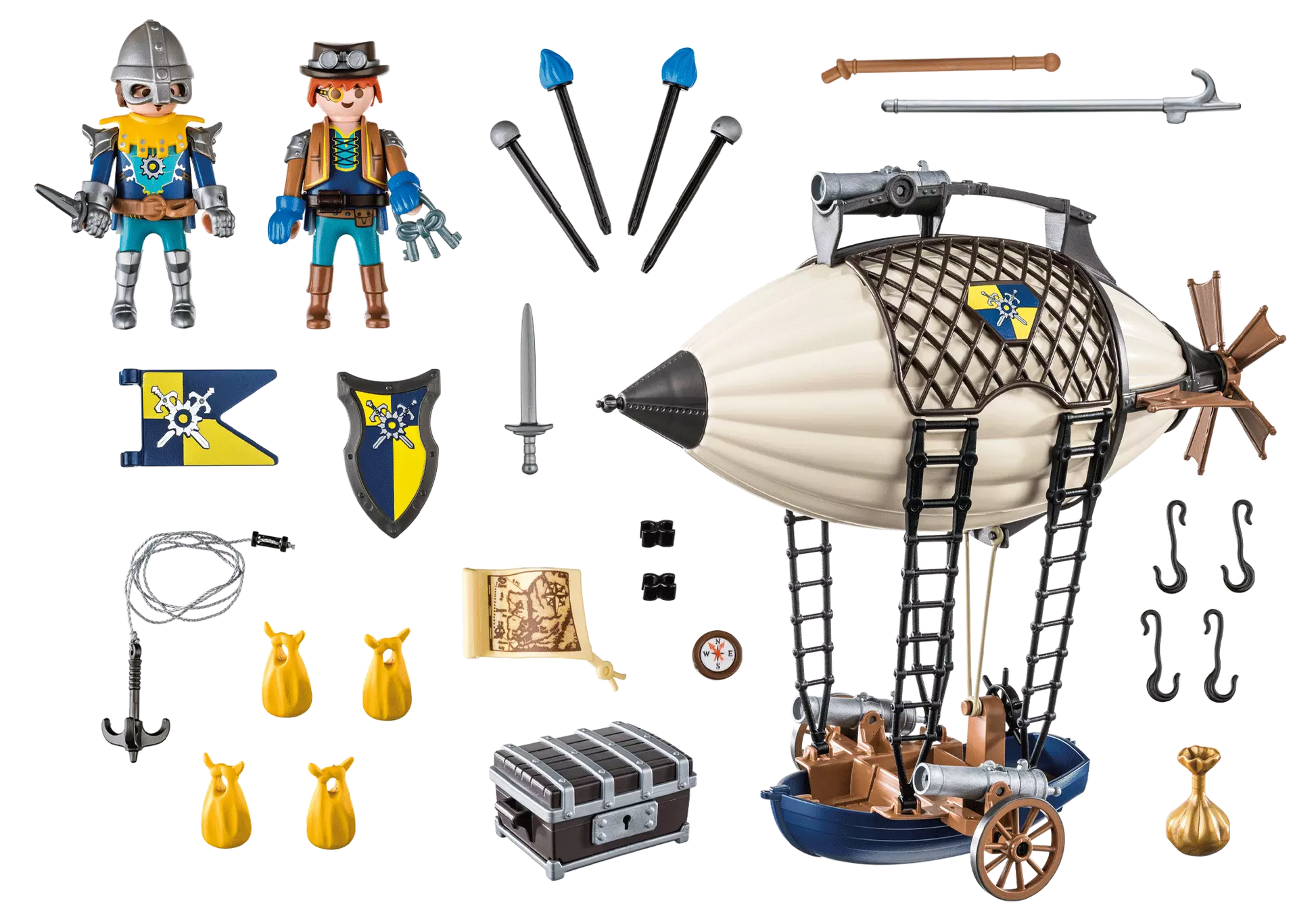 Playmobil 70642 Novelmore Darios Zeppelin - plegobil