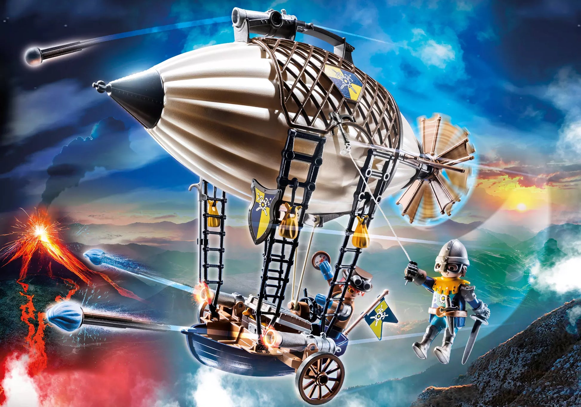 Playmobil 70642 Novelmore Darios Zeppelin - plegobil
