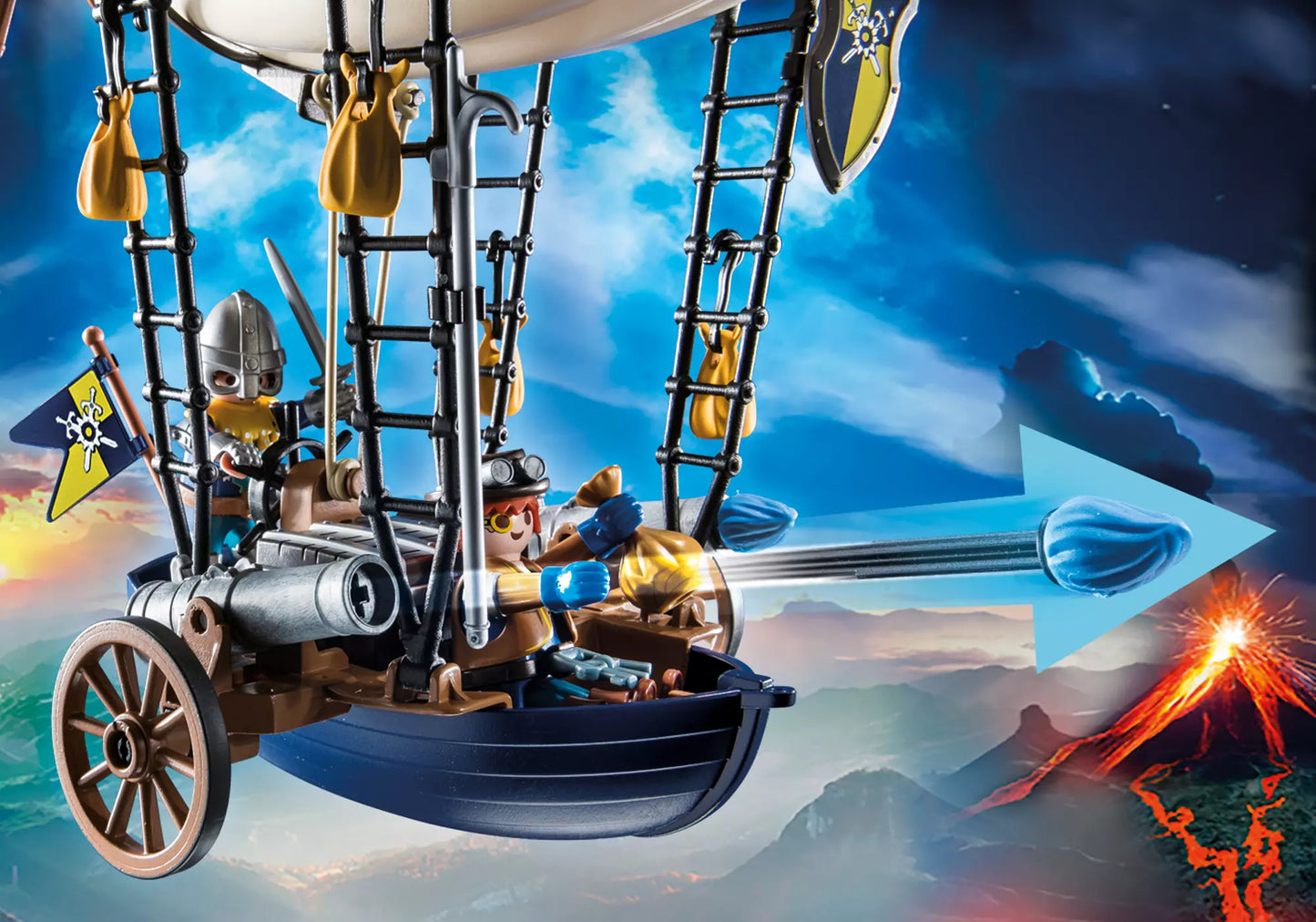 Playmobil 70642 Novelmore Darios Zeppelin - plegobil