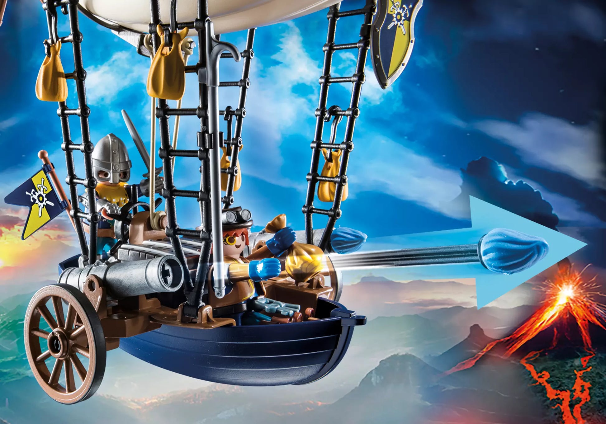 Playmobil 70642 Novelmore Darios Zeppelin - plegobil