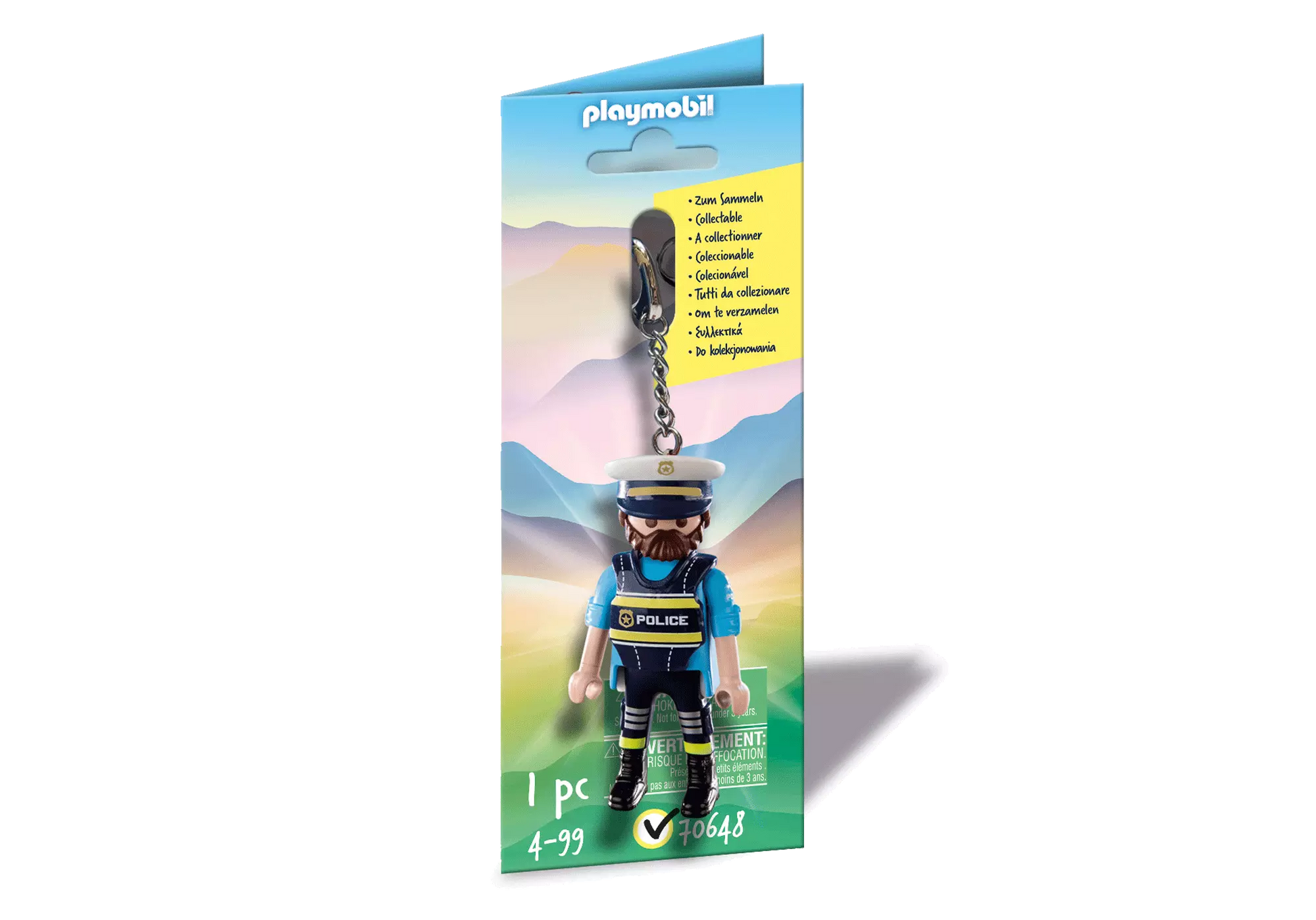 Playmobil 70648 City Action Schlüsselanhänger Polizist - plegobil