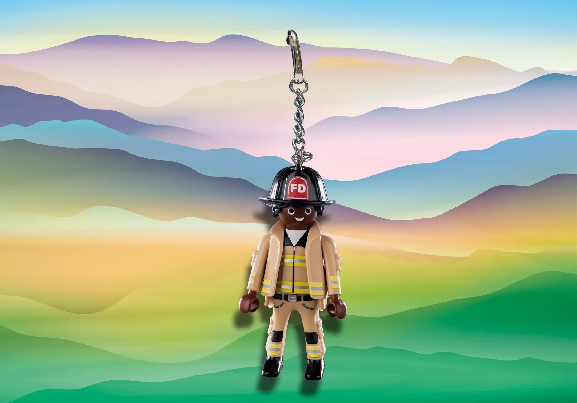Playmobil 70649 City Action Schlüsselanhänger Feuerwehrmann - plegobil