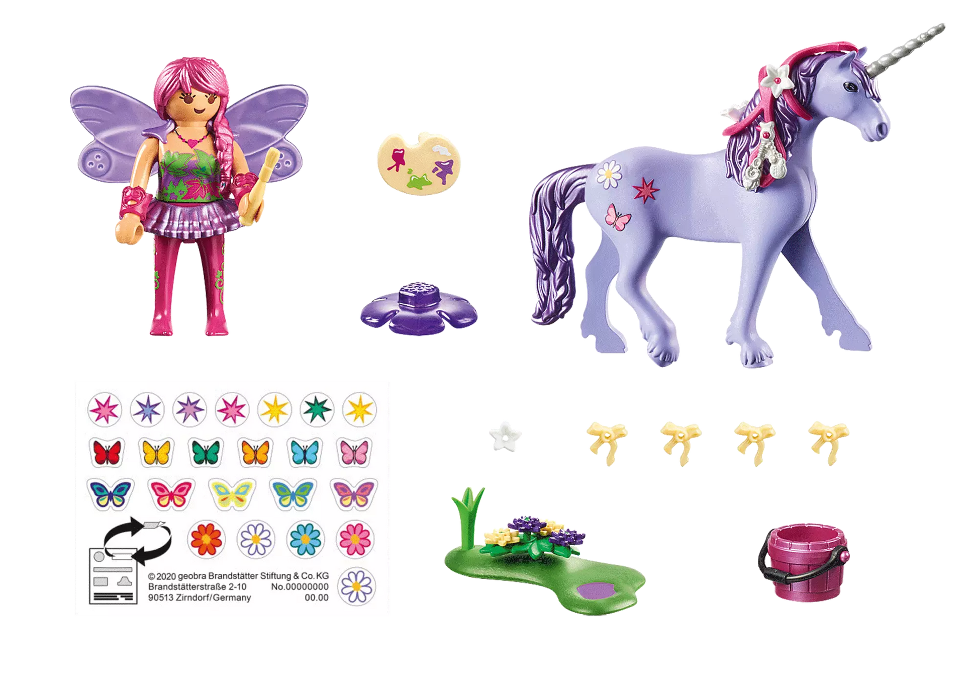 Playmobil 70657 Fairies Einhorn mit Schmück-Fee - plegobil