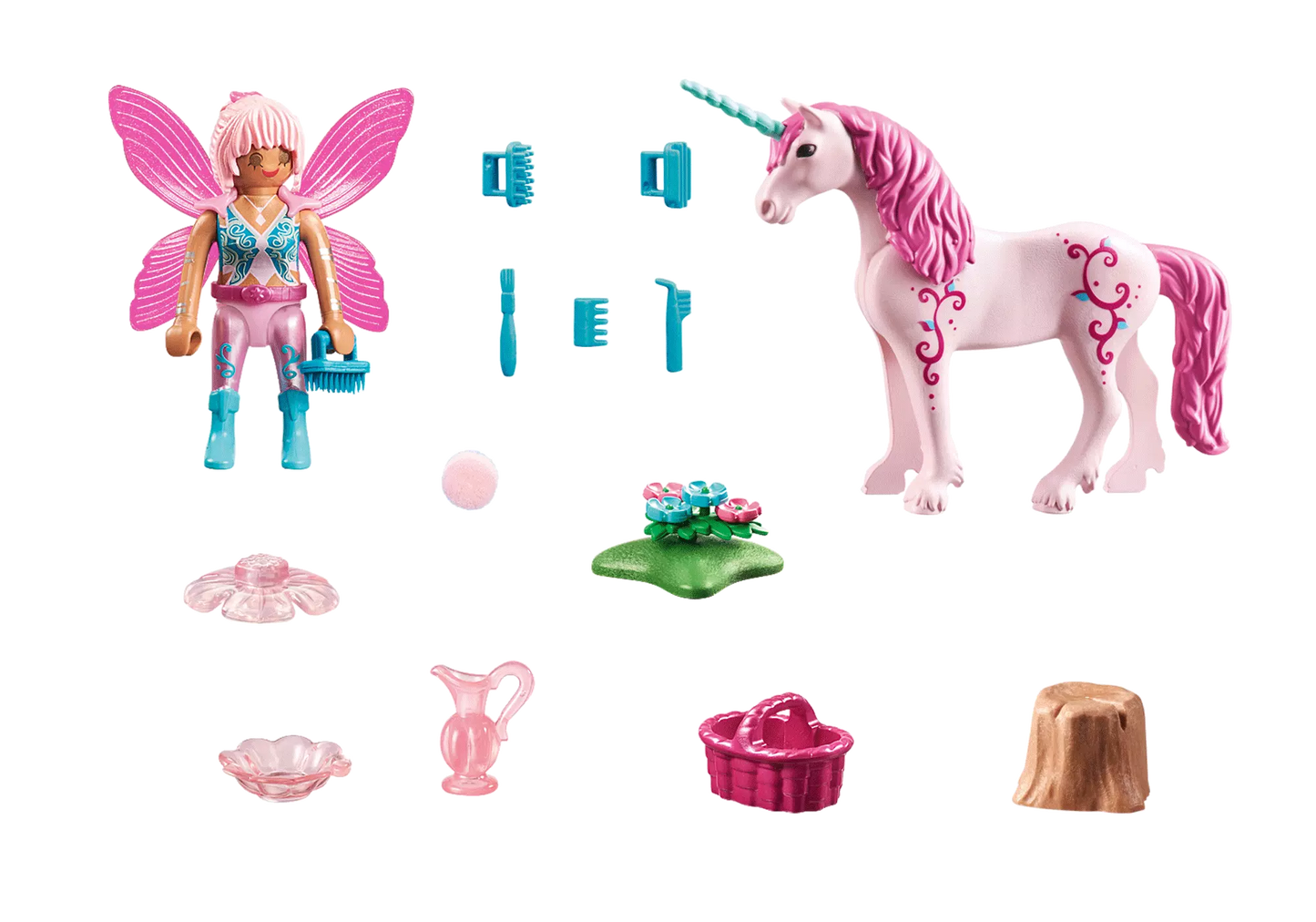 Playmobil 70658 Fairies Einhorn mit Pflege-Fee - plegobil