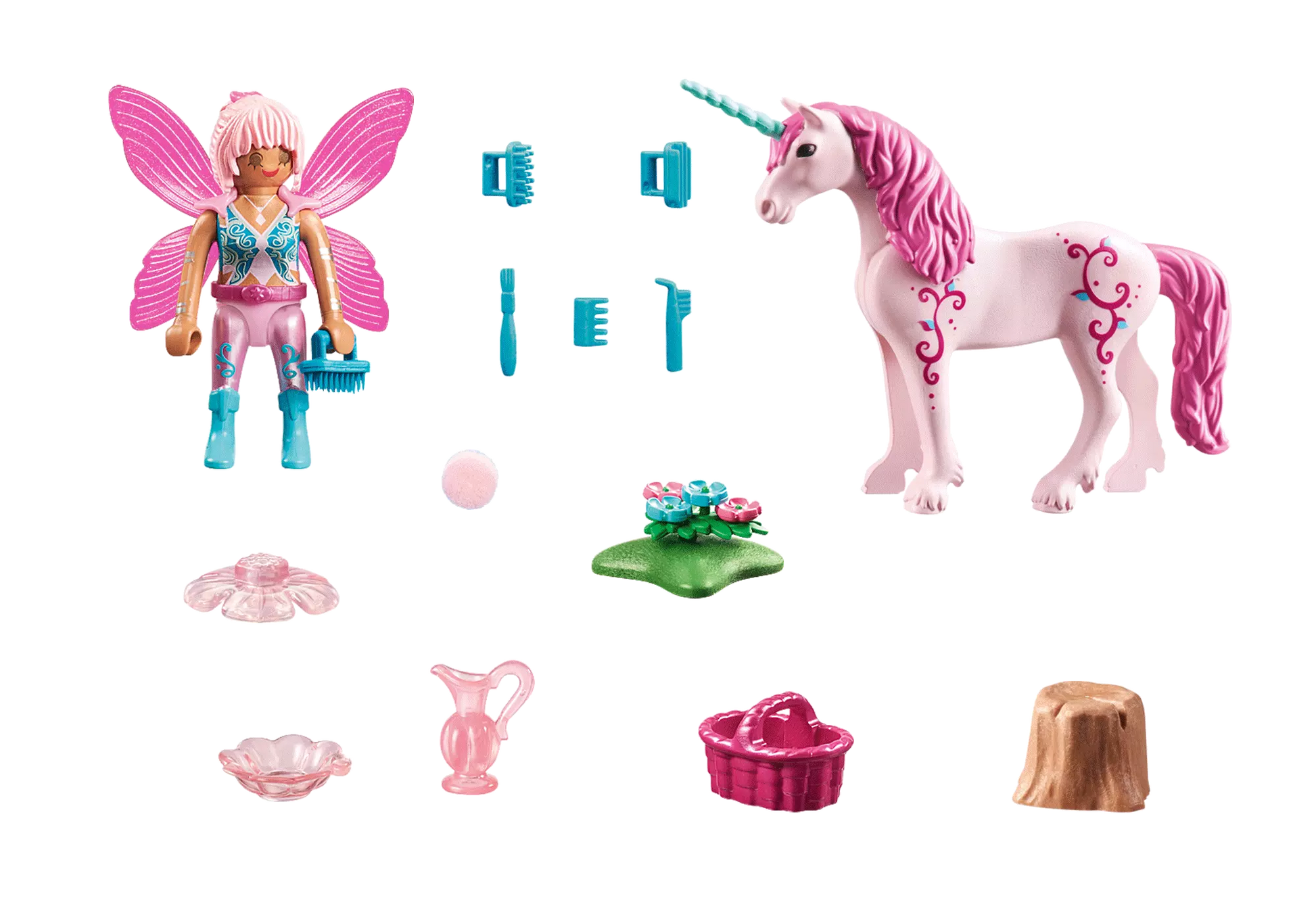 Playmobil 70658 Fairies Einhorn mit Pflege-Fee - plegobil