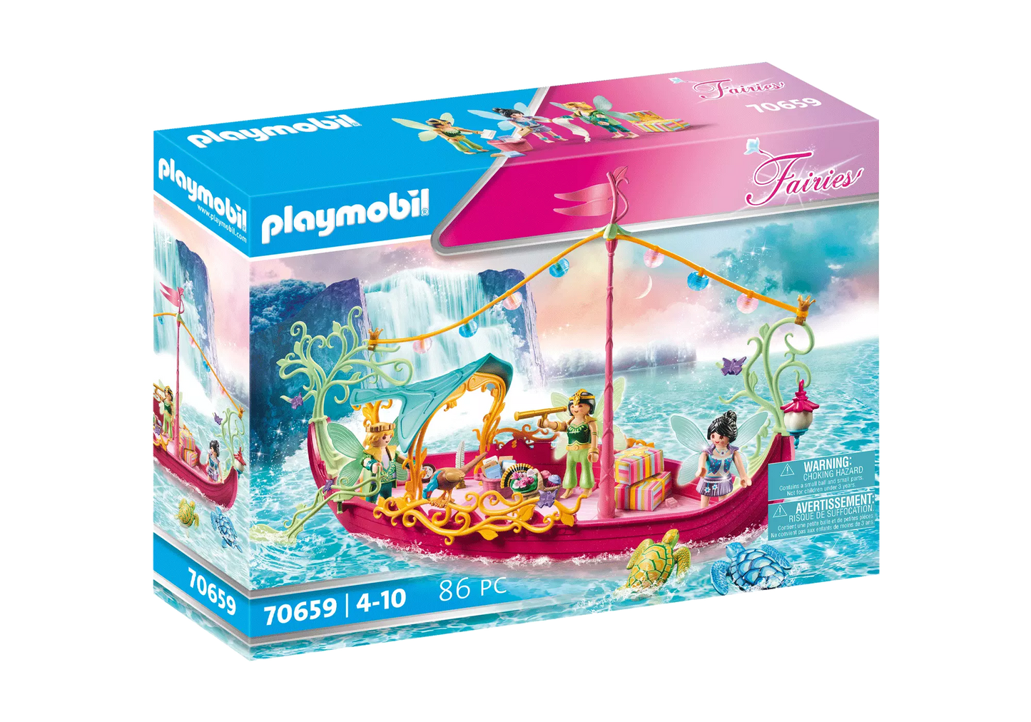 Playmobil 70659 Fairies Romantisches Feenboot - plegobil
