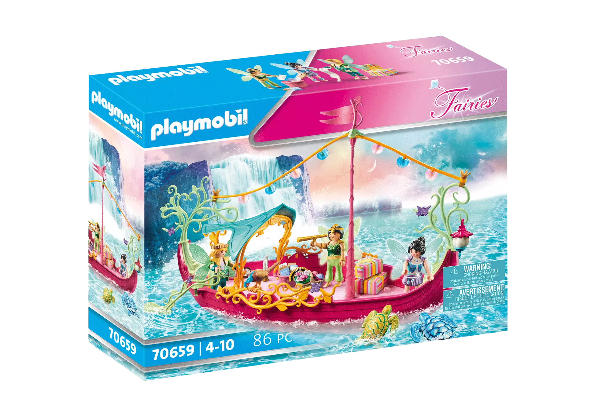 Playmobil 70659 Fairies Romantisches Feenboot - plegobil